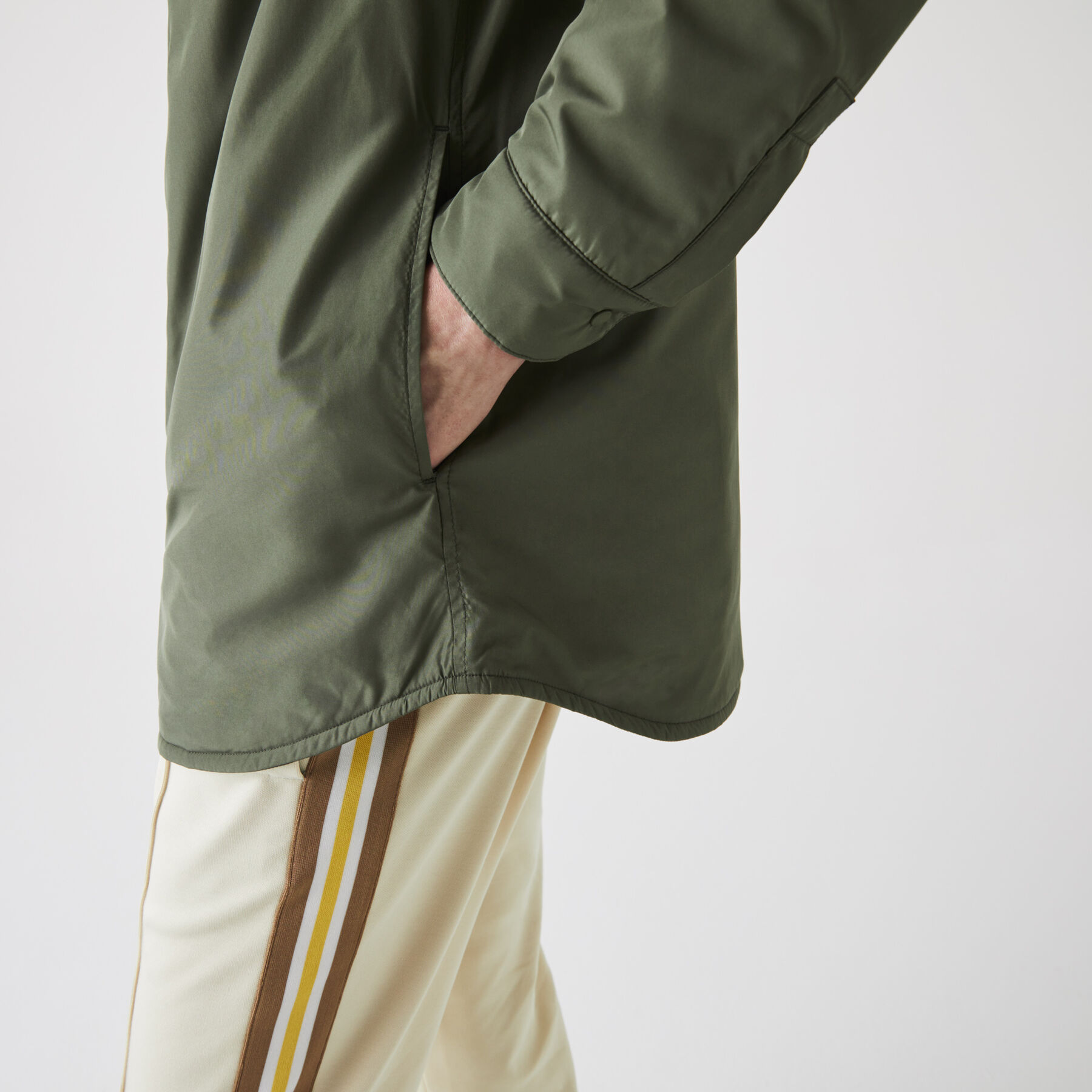 Men’s Water-Resistant Quilted Overshirt lacoste men s water resistant quilted overshirt