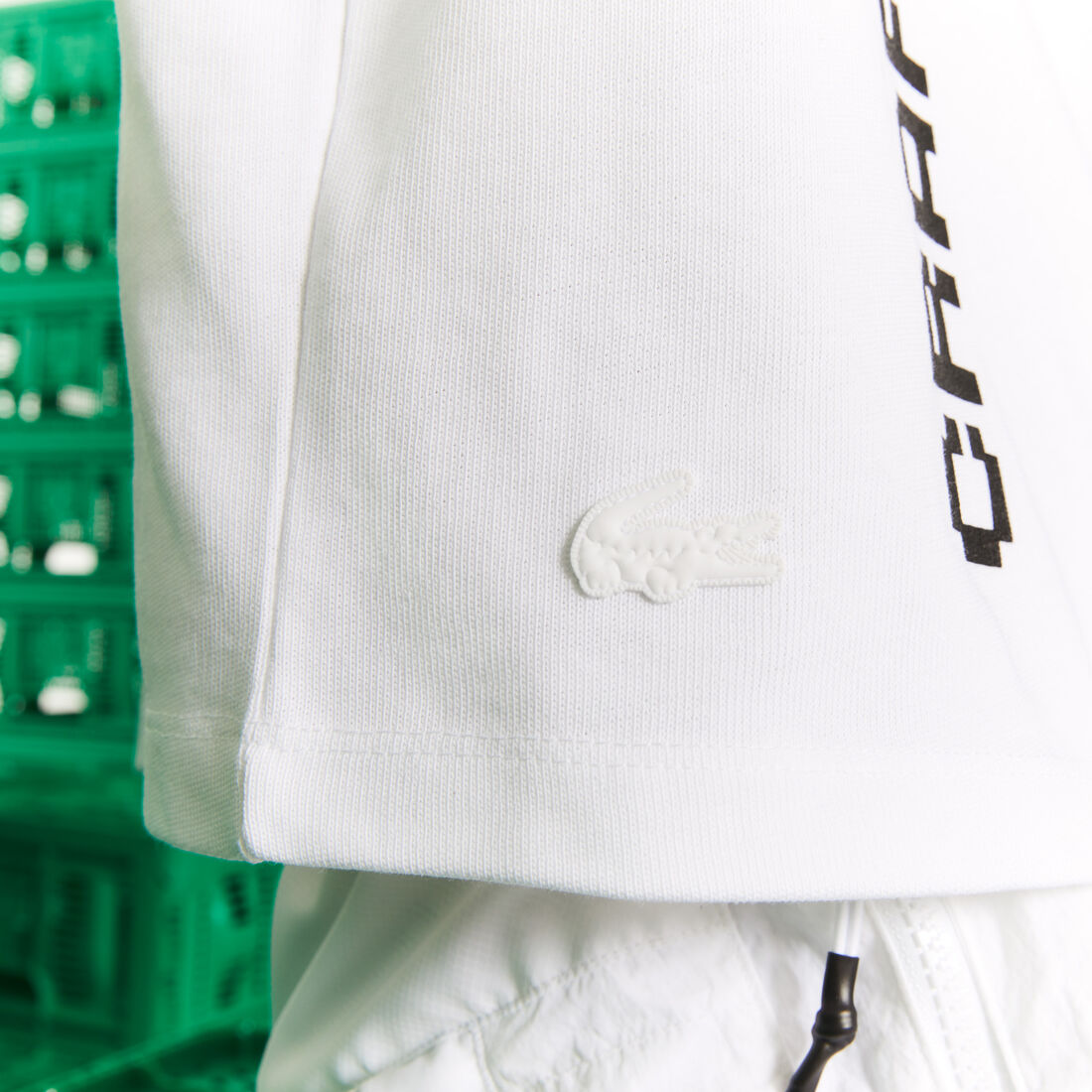 تيشيرت قطن عضوي قصير للنساء مجموعة Lacoste L!VE x Minecraft تيشيرت قطن عضوي قصير للنساء مجموعة Lacoste L!VE x Minecraft