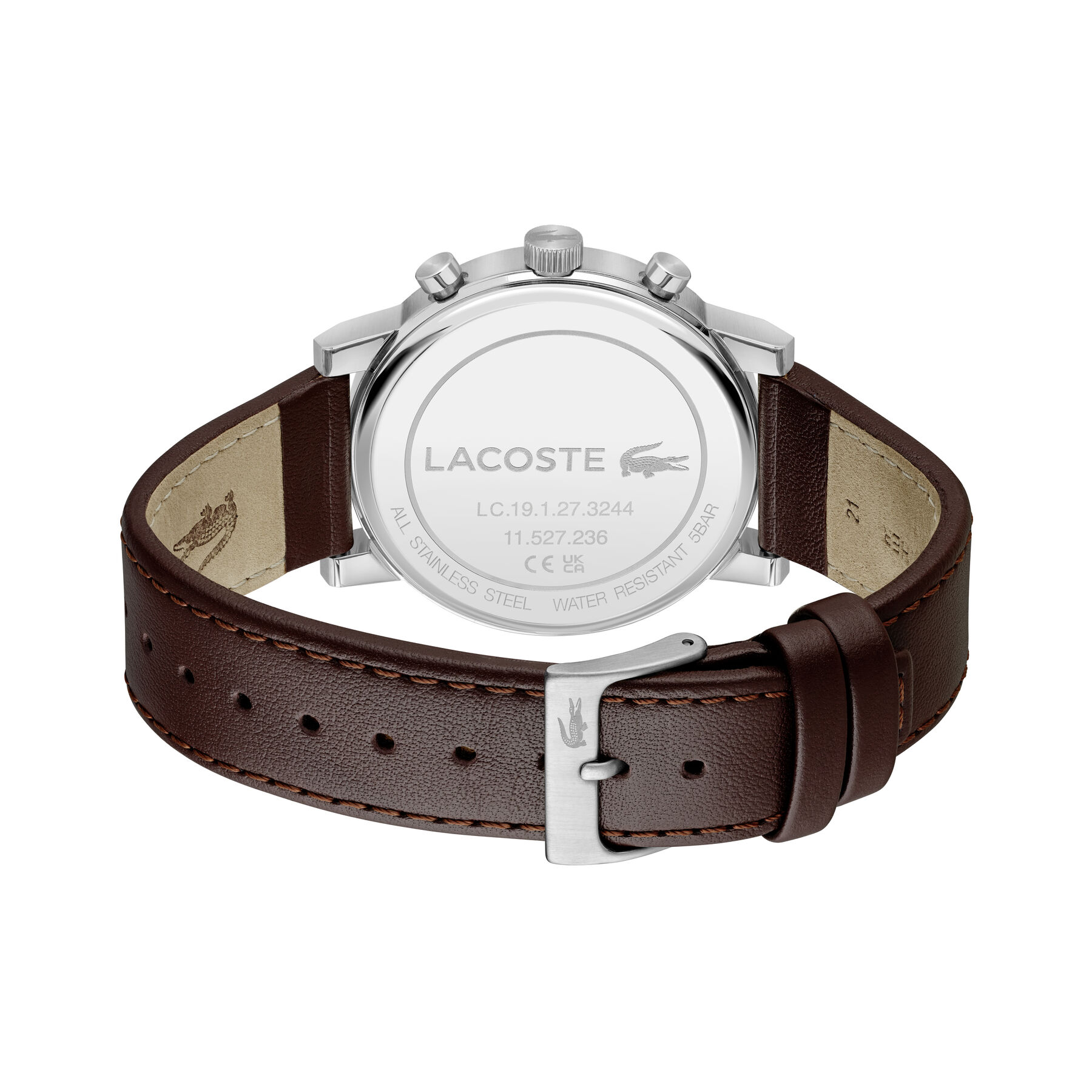 Brown Leather Strap Men's Watch