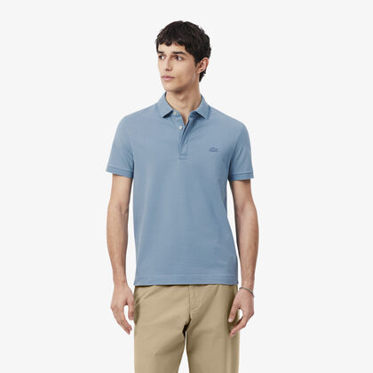lacoste regular fit paris stretch pique polo shirt