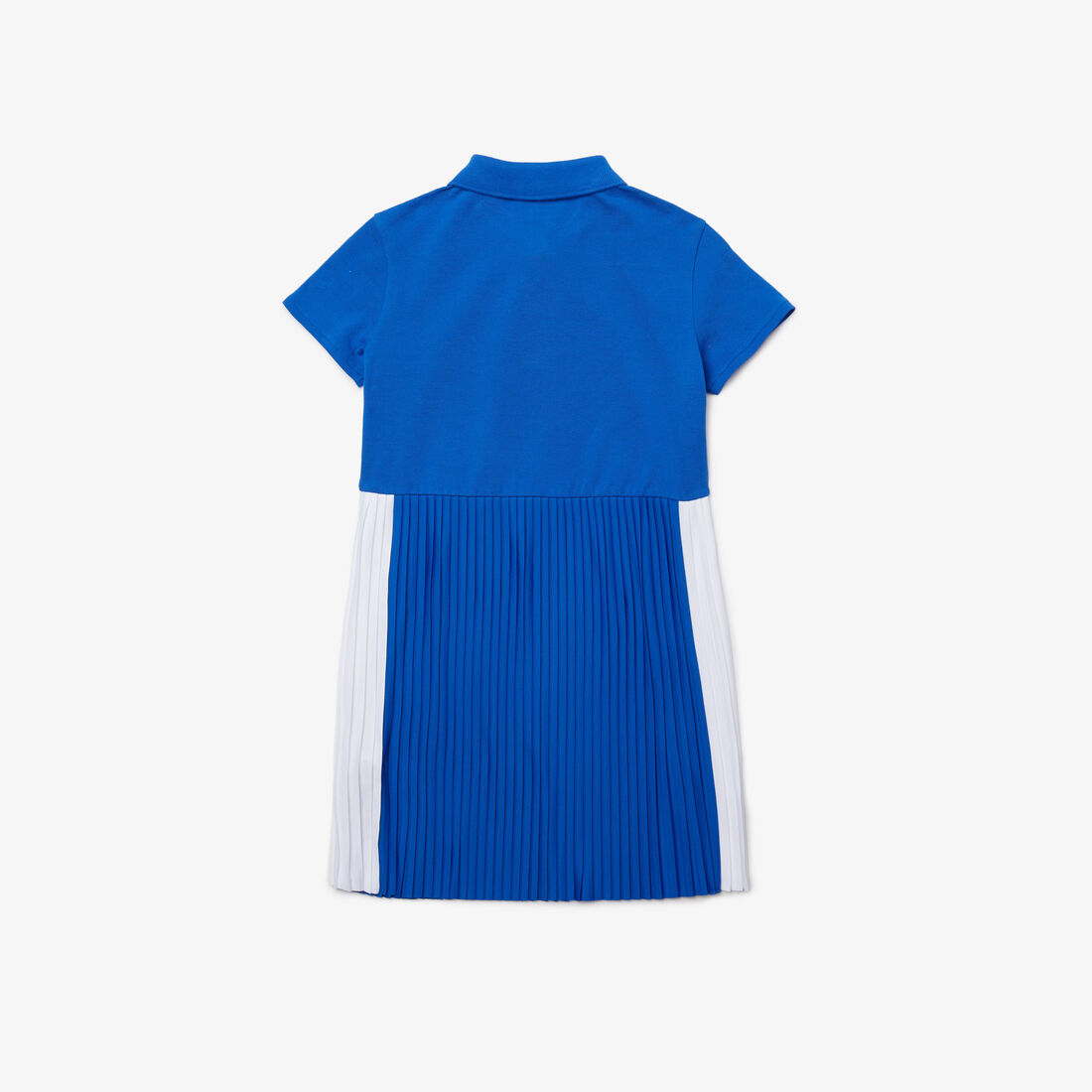 فستان بولو بطيات من بيكيه القطن الخفيف للبنات فستان بولو بطيات من بيكيه القطن الخفيف للبنات