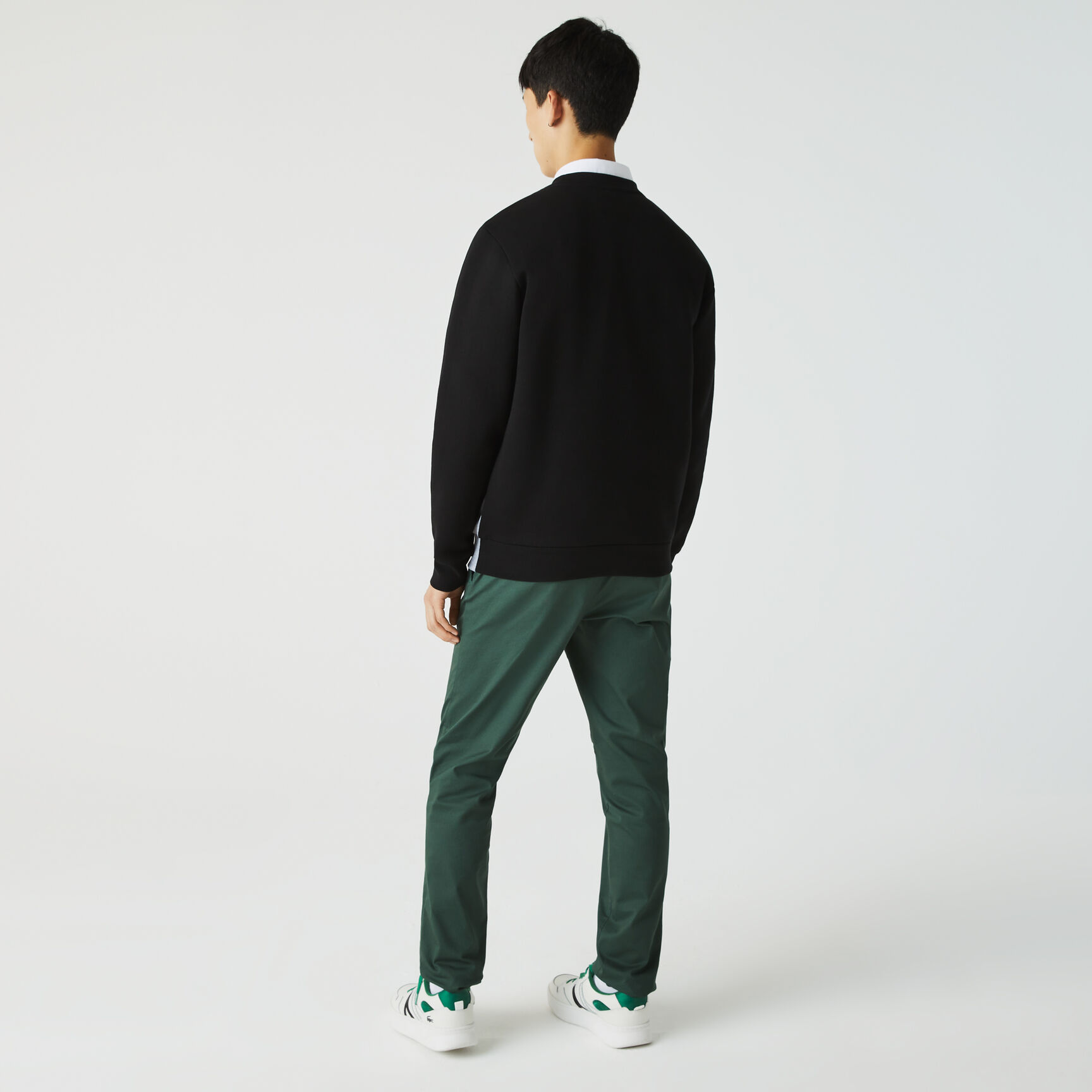 Men’s Lacoste Branded Color-Block Sweatshirt Men’s Lacoste Branded Color-Block Sweatshirt
