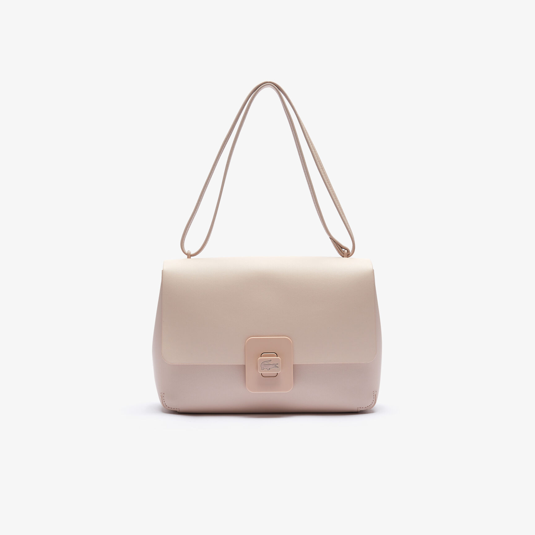 حقيبة كتف جلد كبيرة مع إبزيم التمساح مجموعة Croco Turn للنساء حقيبة كتف جلد كبيرة مع إبزيم التمساح مجموعة Croco Turn للنساء