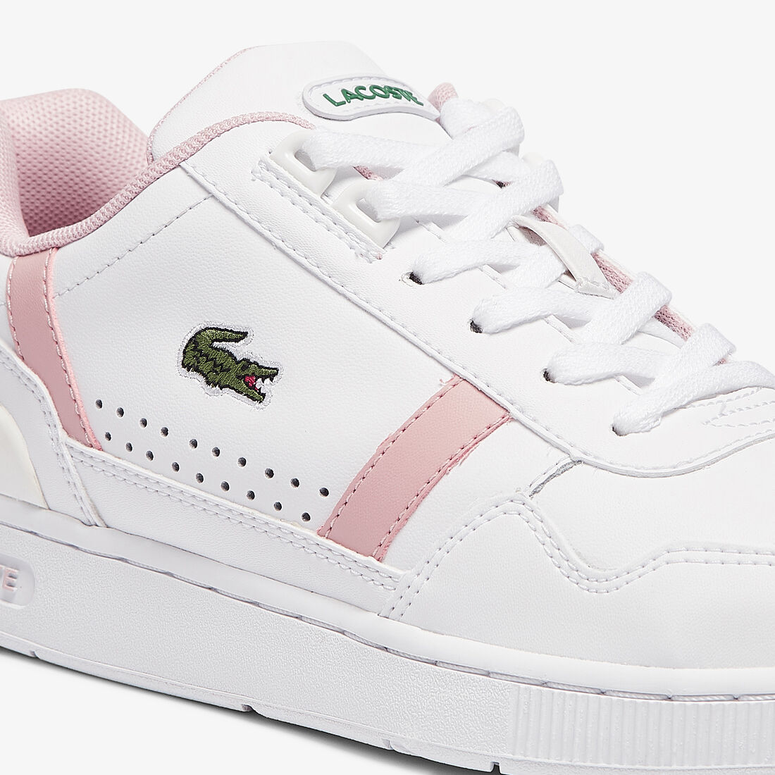 Women's T-Clip Leather and Synthetic Perforated Trainers Women's T-Clip Leather and Synthetic Perforated Trainers