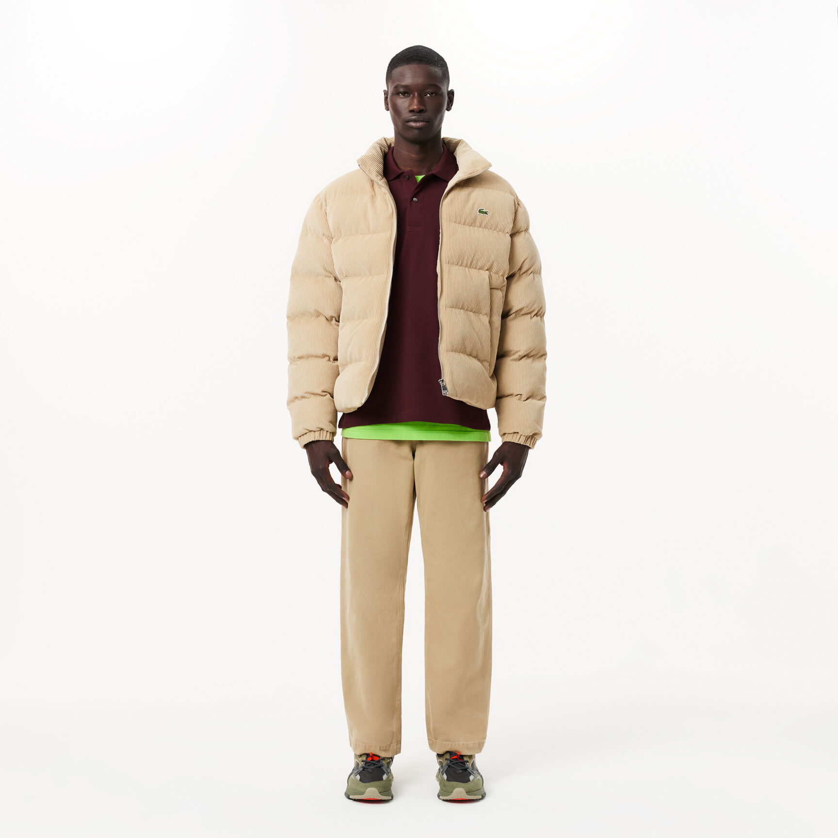 Classic Fit Long Sleeved L.12.12 Polo Shirt