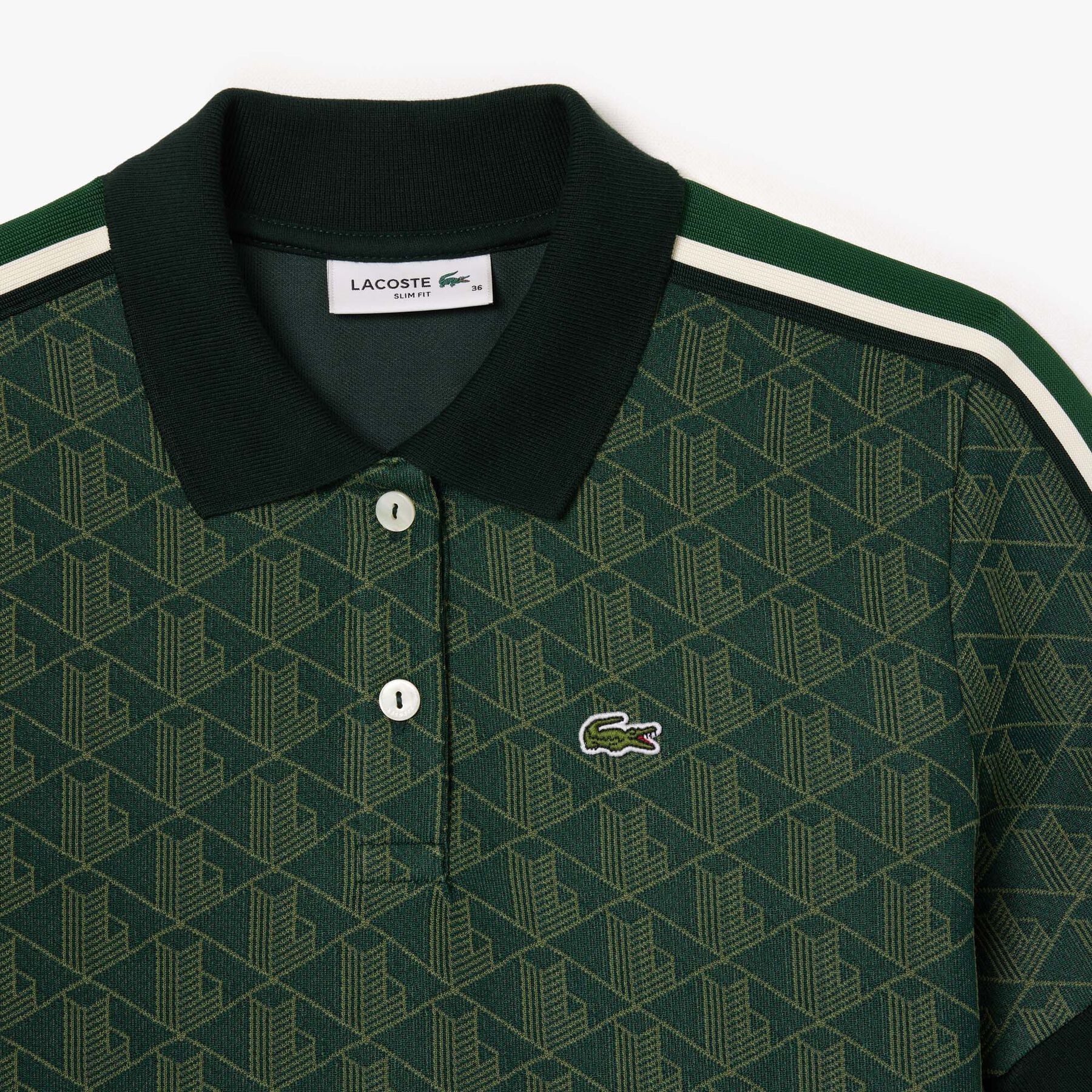 Slim Fit Monogram Jacquard Polo Shirt Slim Fit Monogram Jacquard Polo Shirt