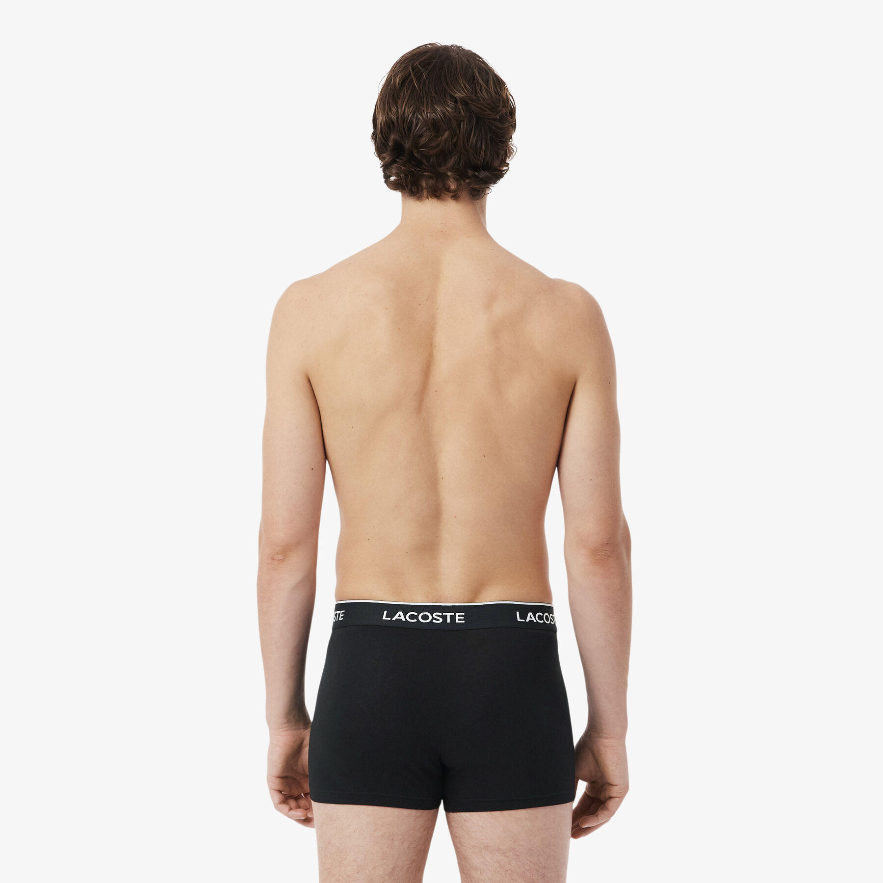 lacoste 7 pack logo waist trunks