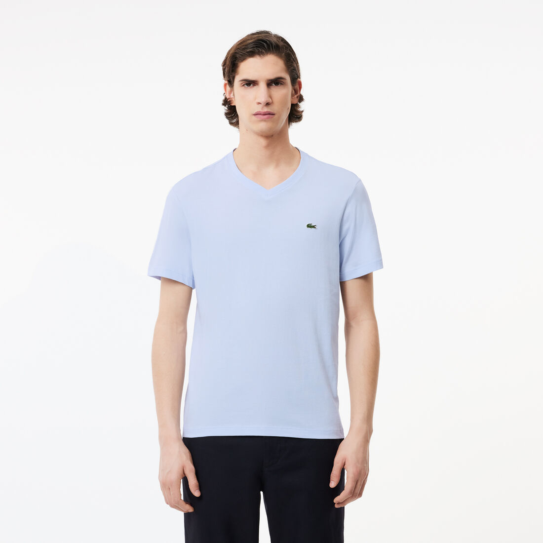 Men's V-neck Cotton T-shirt