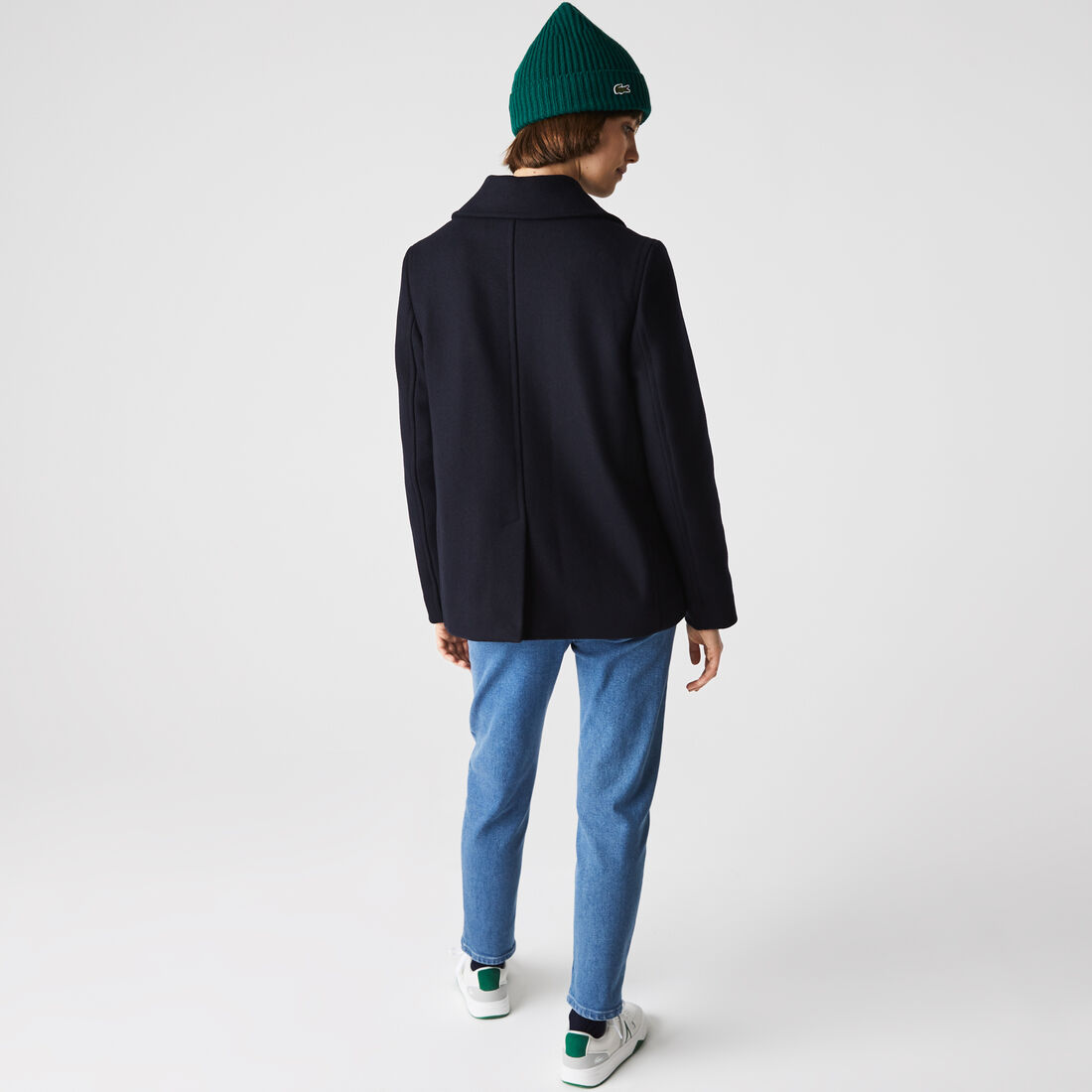 Women’s Double-Breasted Wool Blend Pea Coat Women’s Double-Breasted Wool Blend Pea Coat