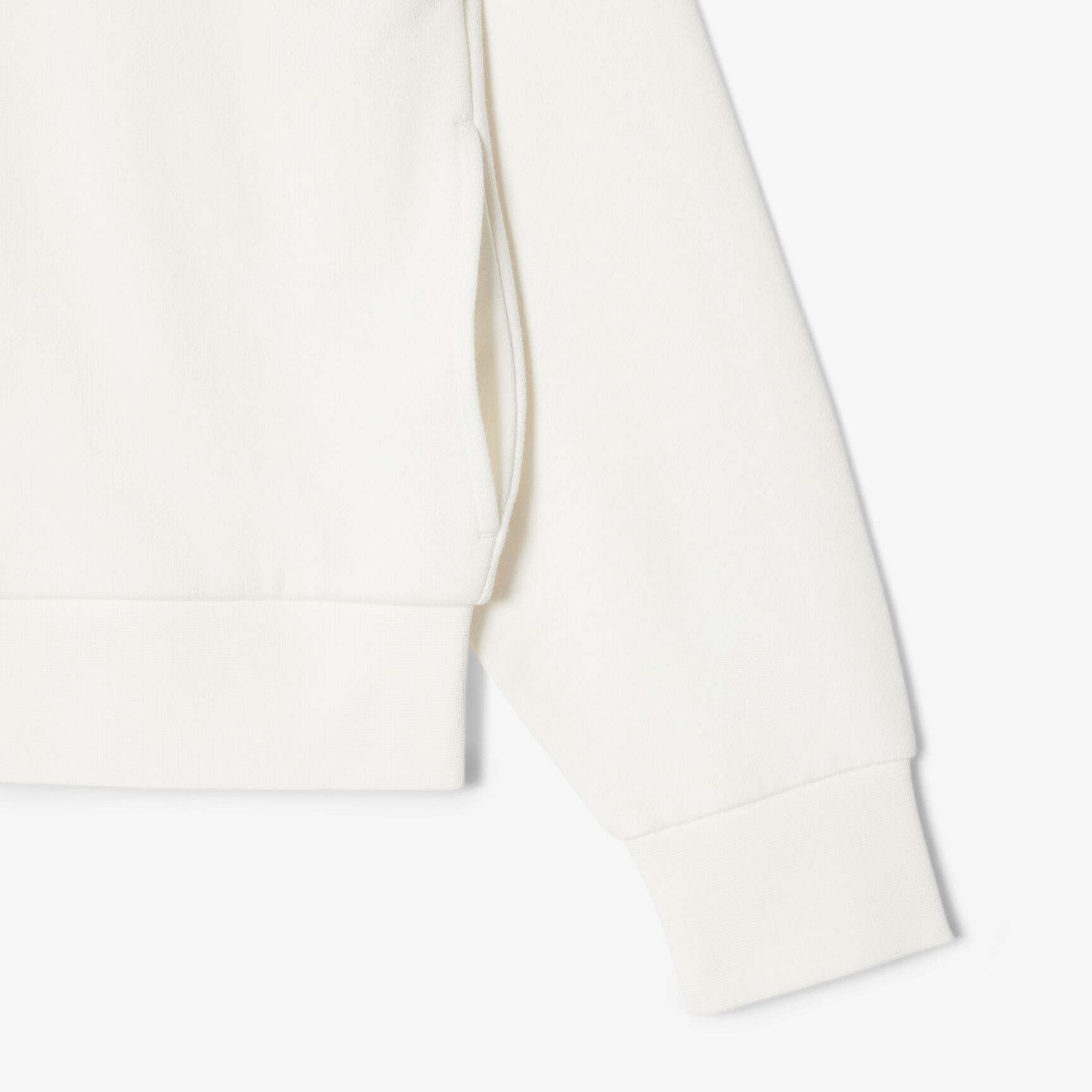 Relaxed Fit Zipped Badge Sweatshirt