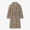 Water-Repellent Plaid Wrap Coat Water-Repellent Plaid Wrap Coat