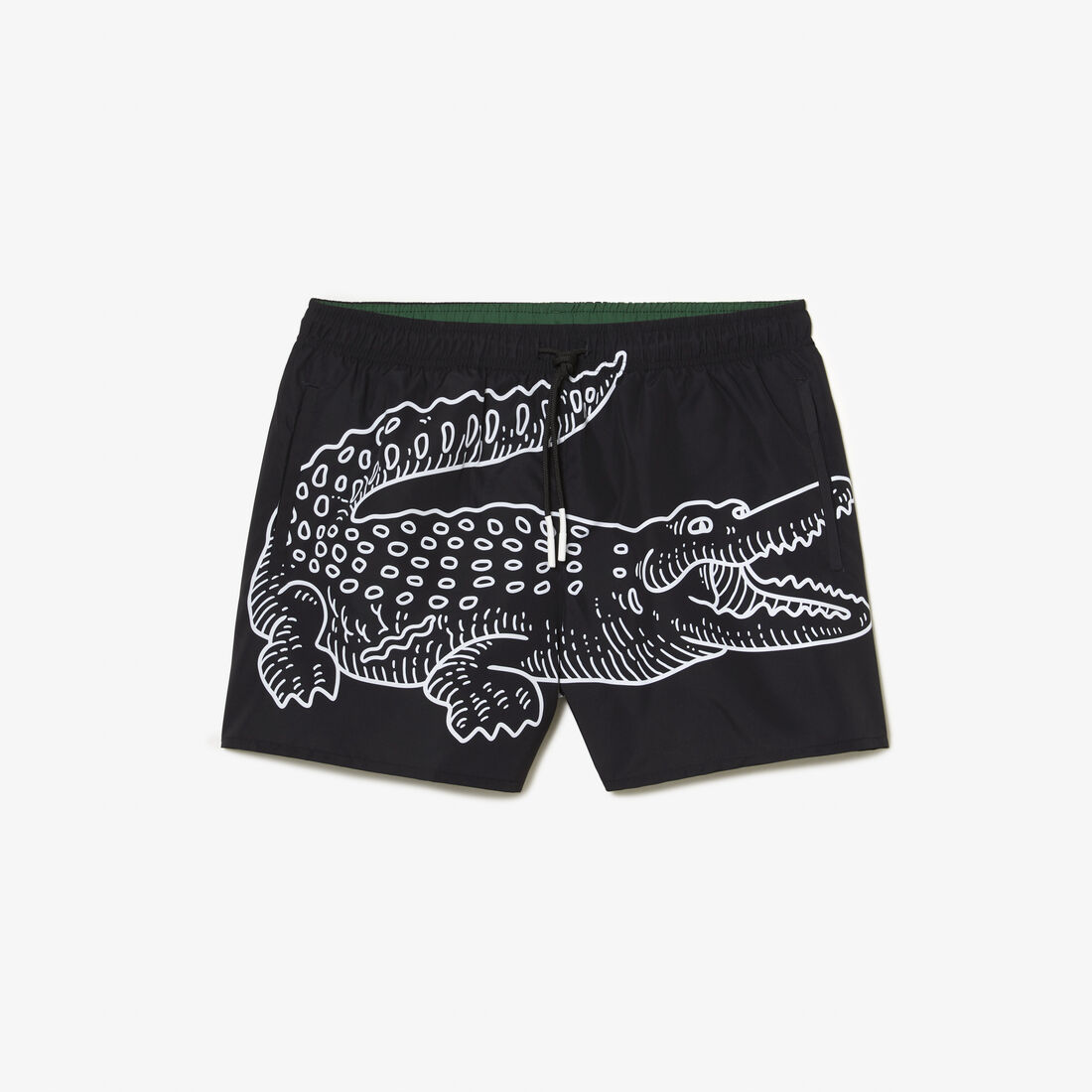 Men’s Lacoste Crocodile Print Swim Trunks