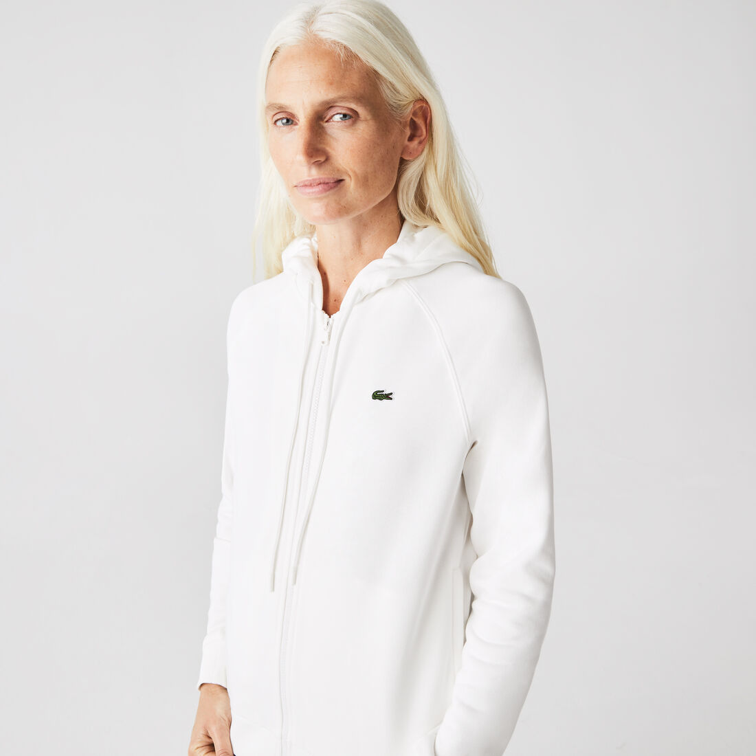 كنزة نسائية بغطاء للرأس مصنوعة من مزيج القطن الصوفي كنزة نسائية بغطاء للرأس مصنوعة من مزيج القطن الصوفي