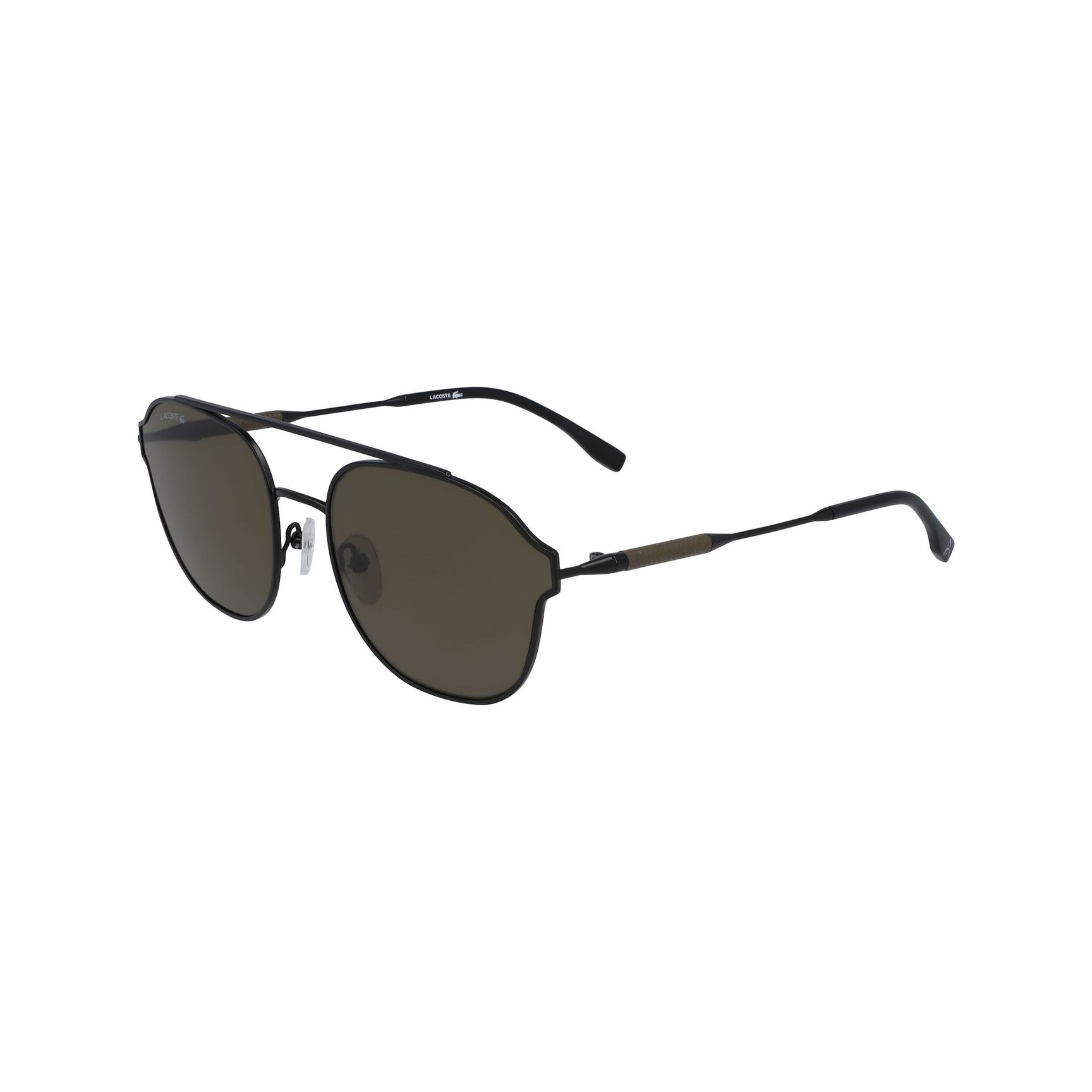Men's Navigator Metal Leather Punch Sunglasses