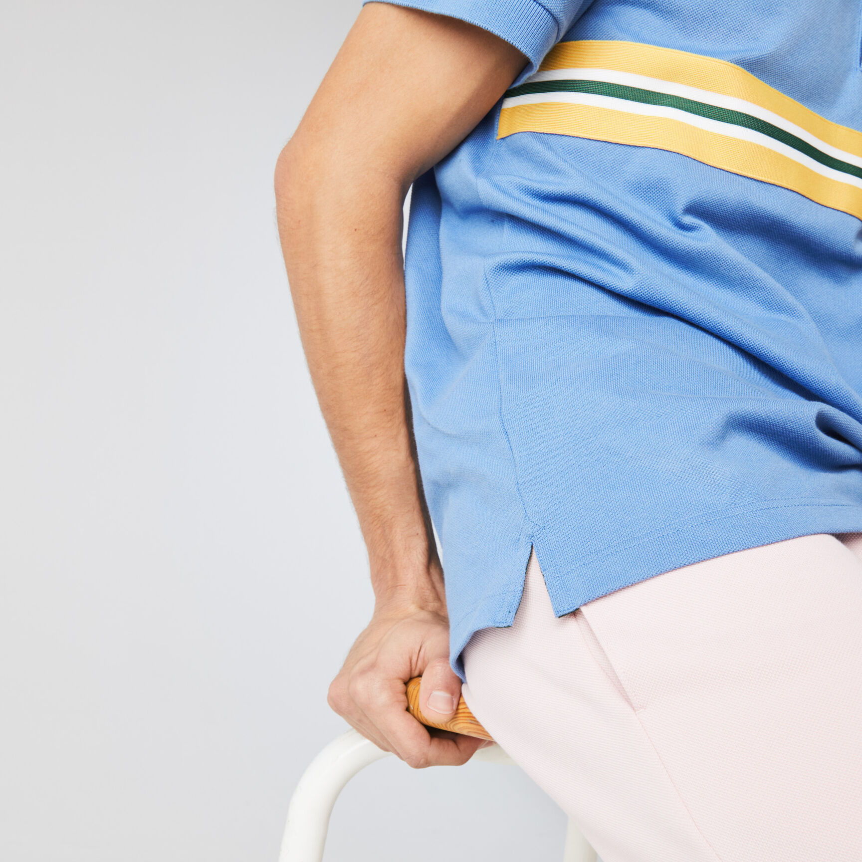 قميص بولو بيكيه القطن قصة عادية للرجال مع شارة من تراث العلامة