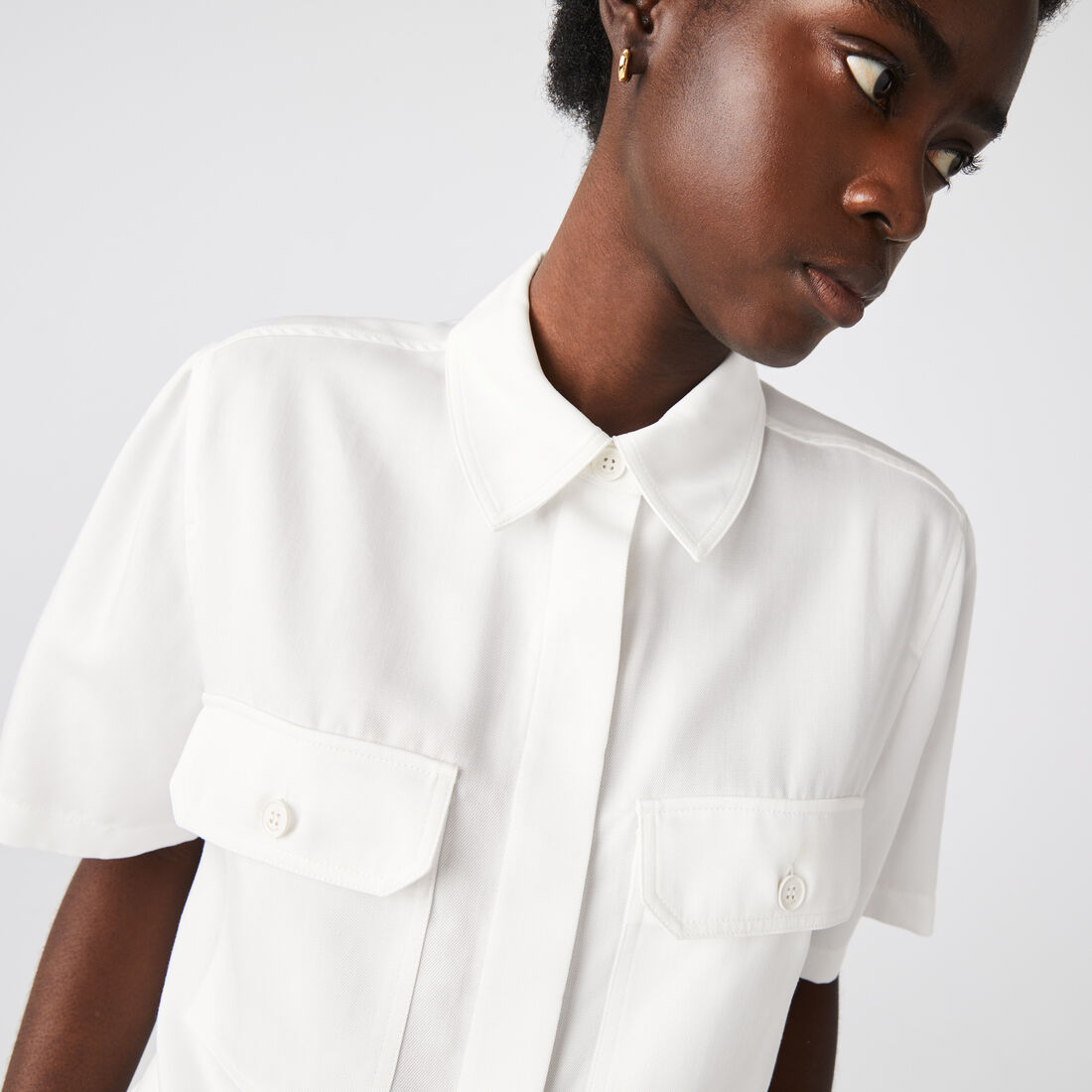 Women's Pocketed Light Blouse Women's Pocketed Light Blouse