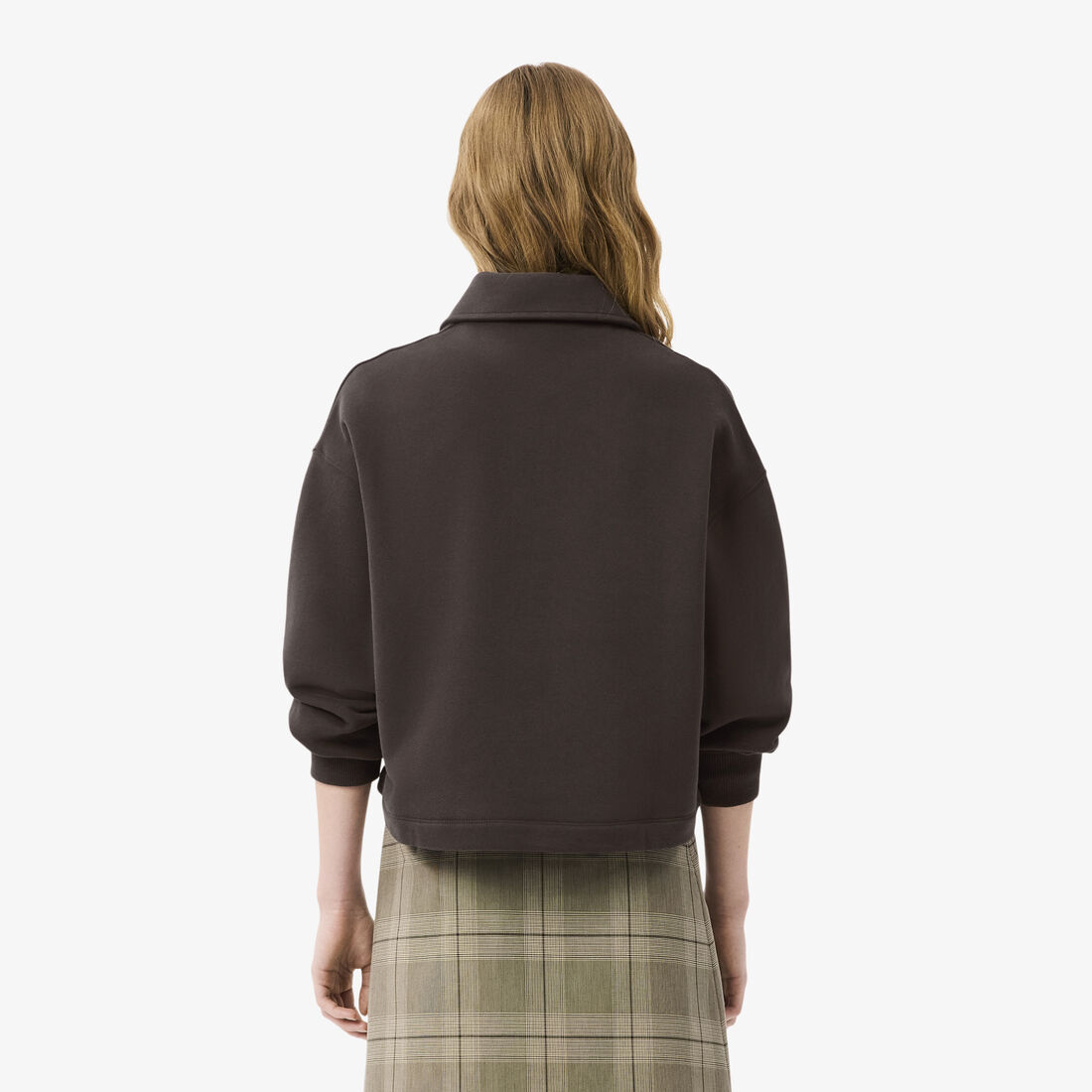 سويت شيرت بولو كبير الحجم من الصوف سويت شيرت بولو كبير الحجم من الصوف