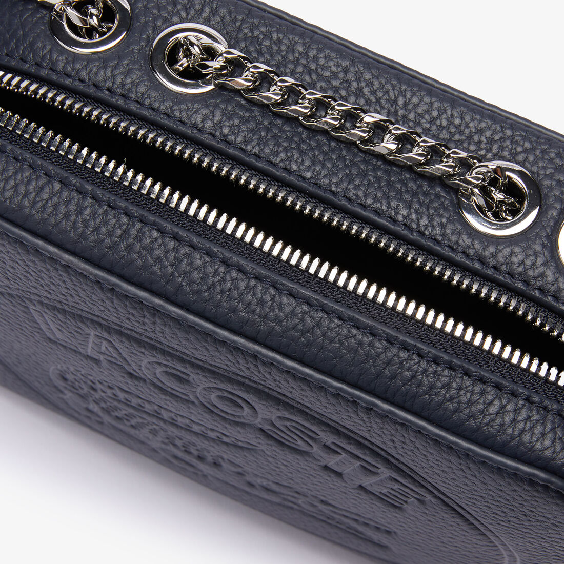 Women’s Croco Crew Grained Leather Zip Shoulder Bag Women’s Croco Crew Grained Leather Zip Shoulder Bag