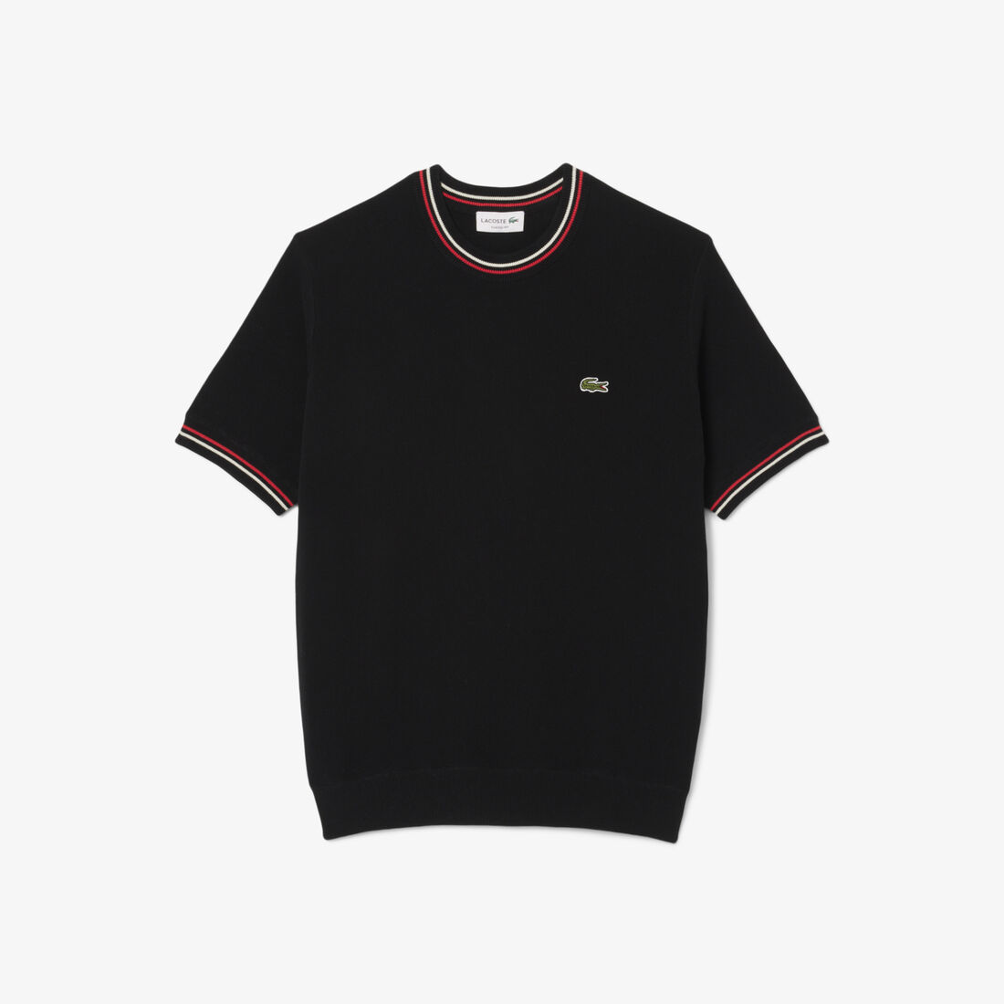 تي شيرت مخطط كلاسيكي بقصّة كلاسيكية تي شيرت مخطط كلاسيكي بقصّة كلاسيكية