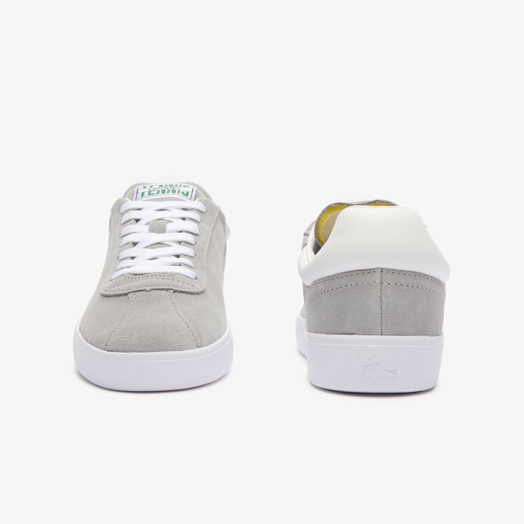 Men's Baseshot Translucent Sole Sneakers lacoste men s baseshot translucent sole sneakers