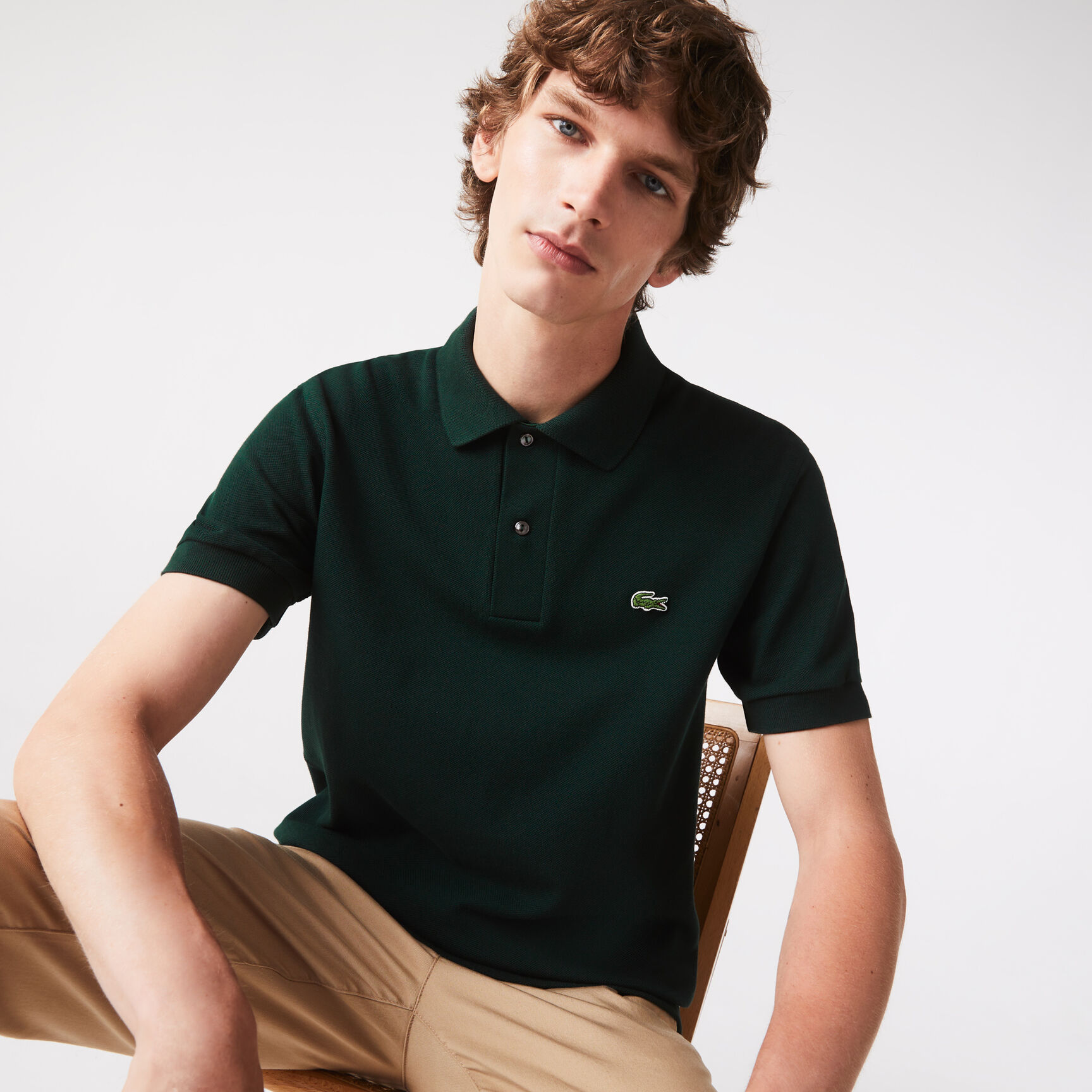 Buy Men's Lacoste Classic Organic Cotton Piqué Polo Shirt | Lacoste SA