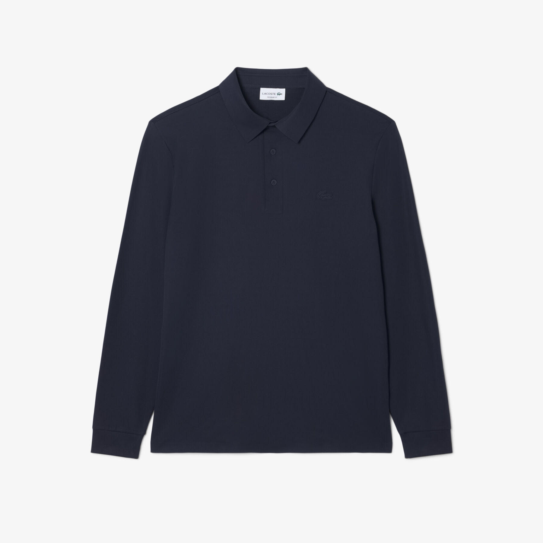 Regular Fit Long Sleeved Commuter Polo Shirt lacoste regular fit long sleeved commuter polo shirt