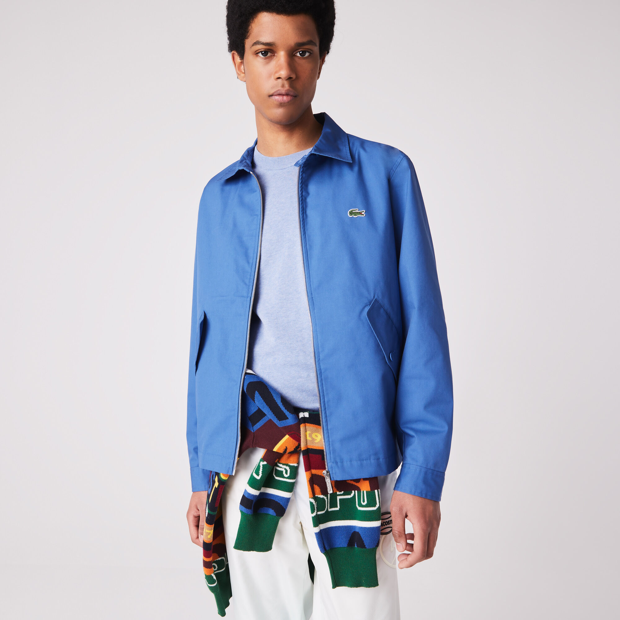Lacoste cotton jacket on sale