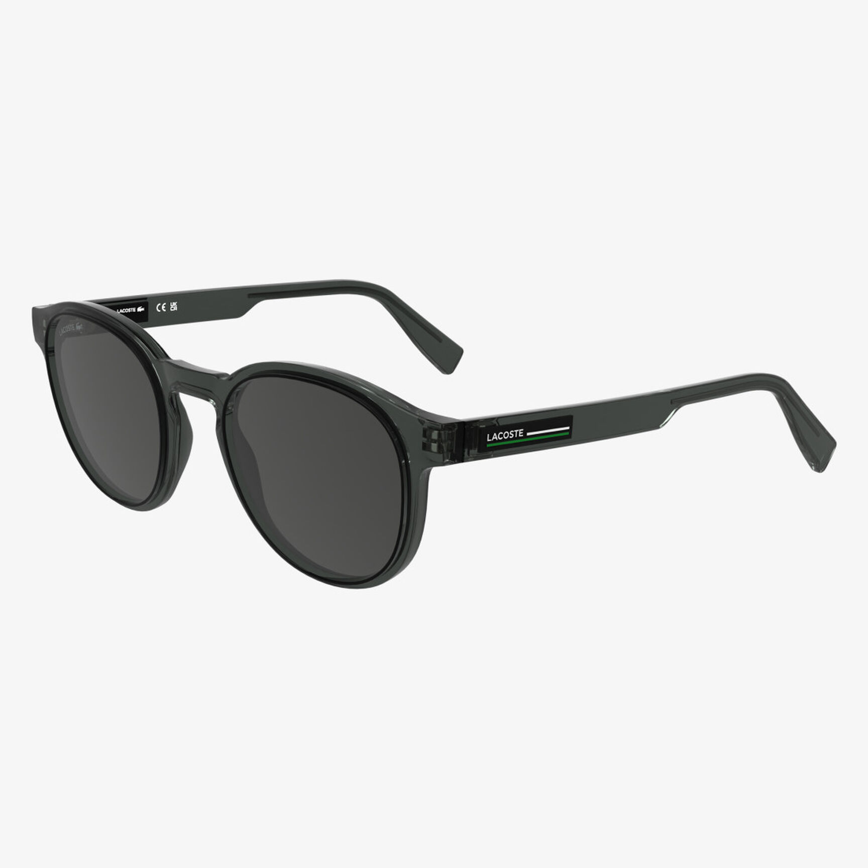 Lacoste Rubbery Stripes Rounded Aviator Glasses Lacoste Rubbery Stripes Rounded Aviator Glasses