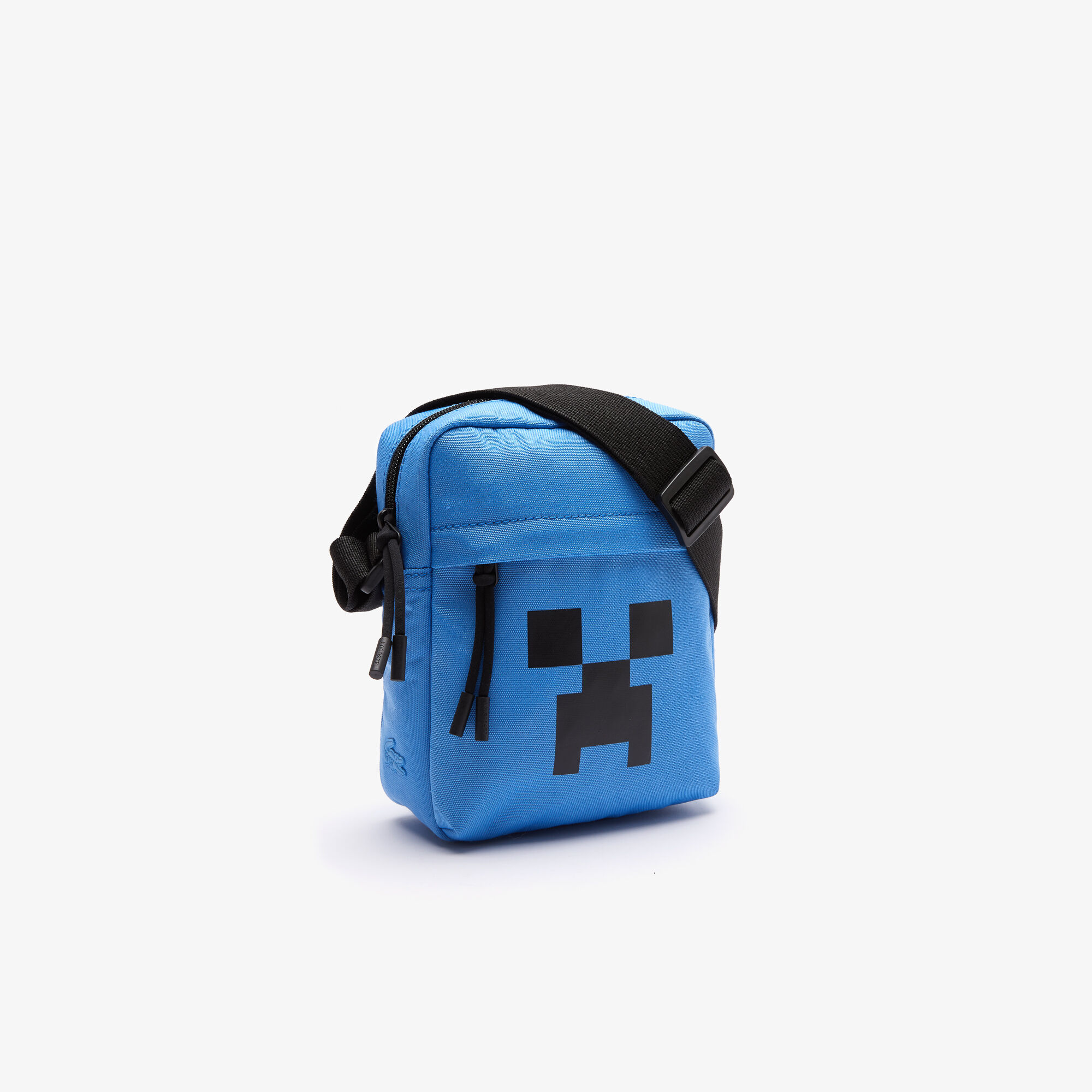 Men's Lacoste x Minecraft Print Canvas Vertical Crossover Bag