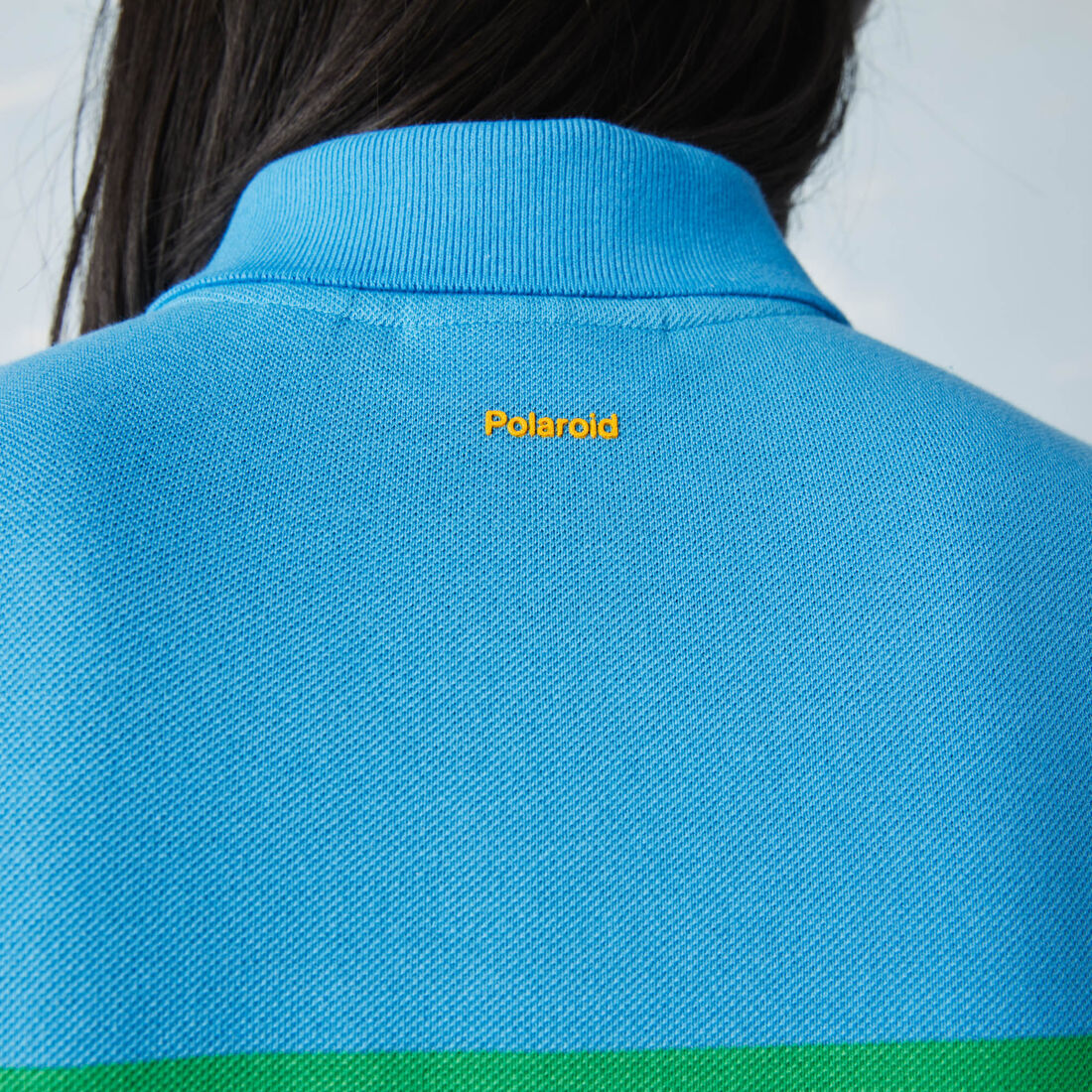 فستان بولو مقلم للنساء من بيكيه القطن مجموعة Polaroid فستان بولو مقلم للنساء من بيكيه القطن مجموعة Polaroid