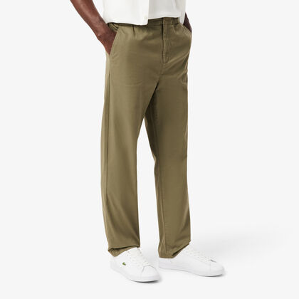 Regular Fit Cotton Twill Chino Pants