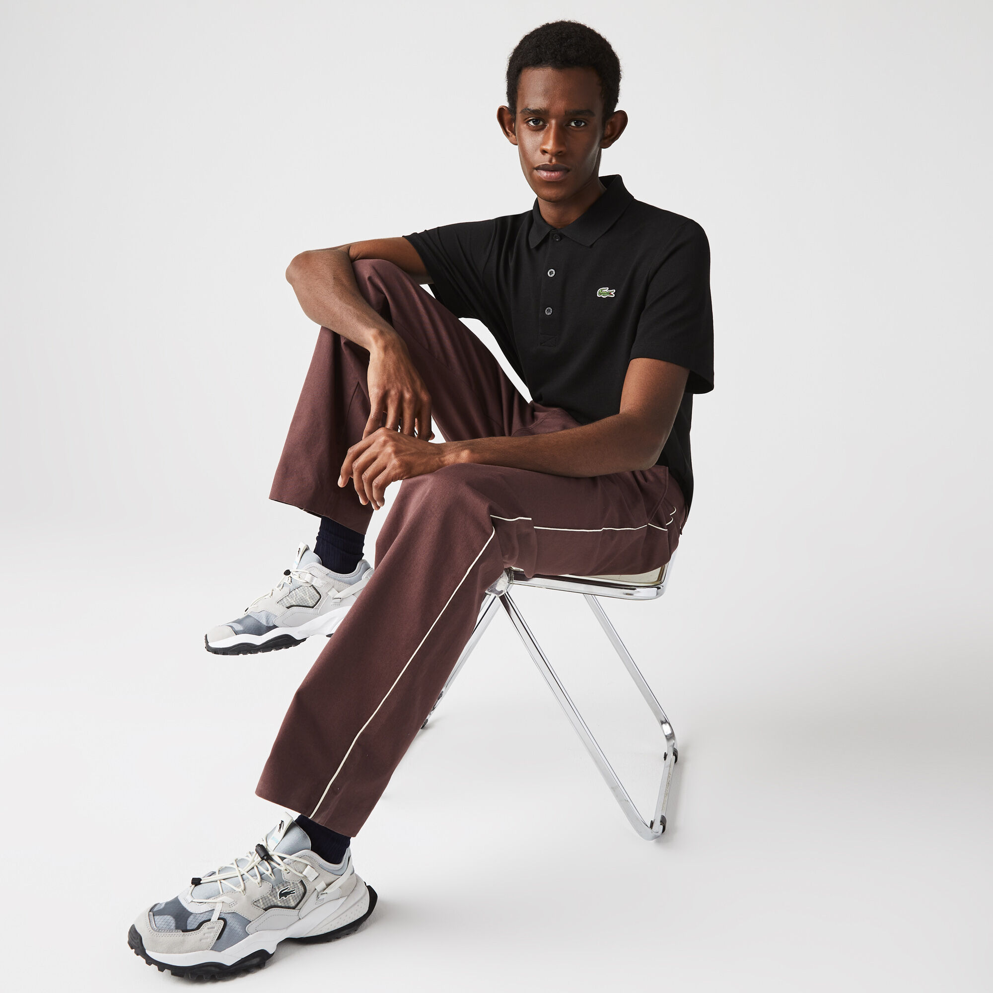 Buy Men s Lacoste SPORT Cotton Blend Ottoman Polo Shirt Lacoste SA