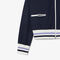Zipped Stripe Accent Sweatshirt Zipped Stripe Accent Sweatshirt