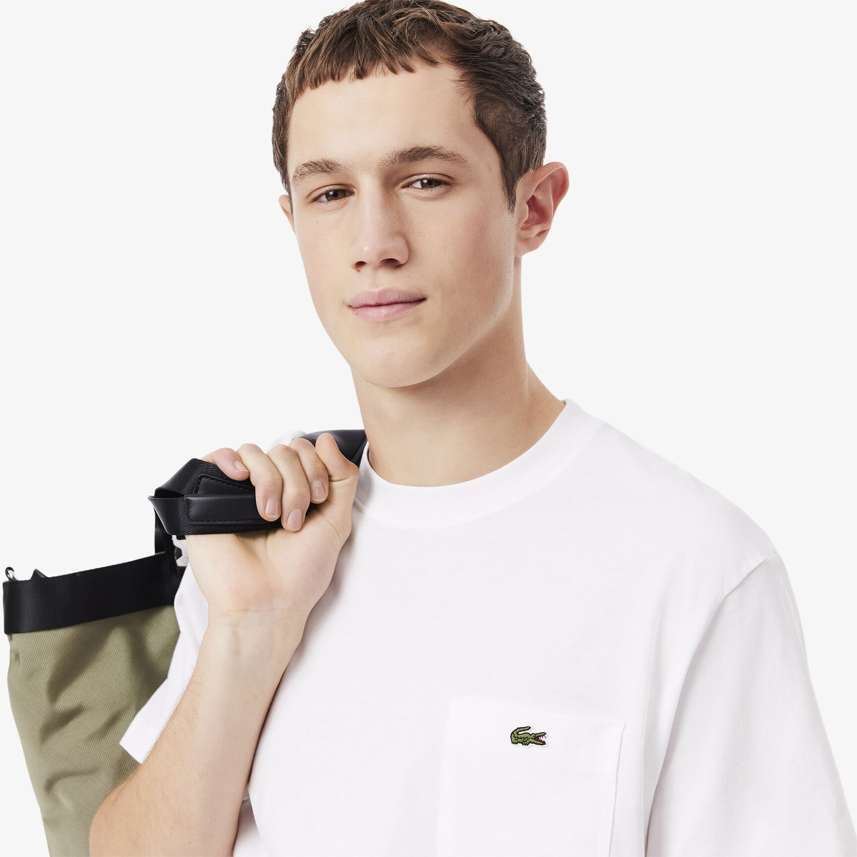 Cotton T-shirt with Breast Pocket