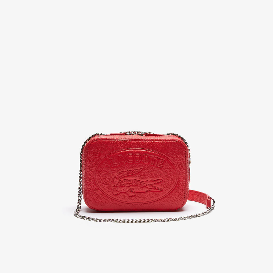 Women’s Croco Crew Grained Leather Zip Shoulder Bag Women’s Croco Crew Grained Leather Zip Shoulder Bag