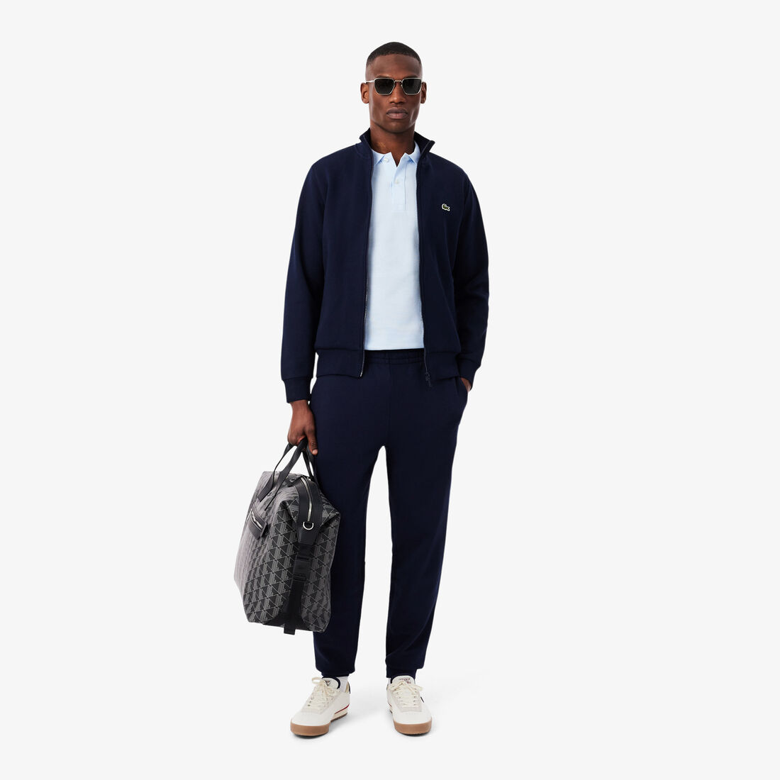 سويت شيرت من الصوف بسحاب وياقة عالية سويت شيرت من الصوف بسحاب وياقة عالية