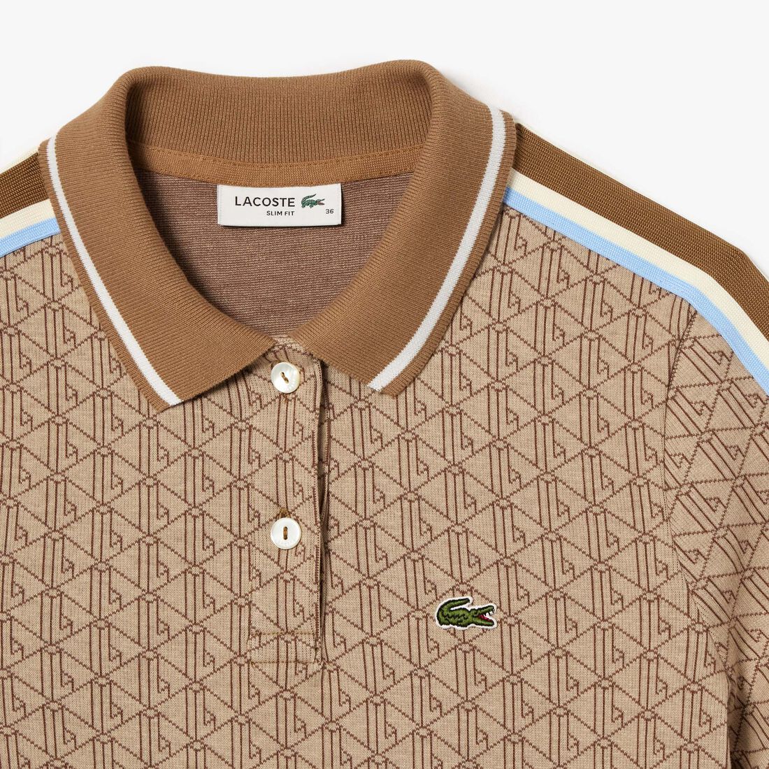 Slim Fit Lacoste Monogram Jacquard Dress Slim Fit Lacoste Monogram Jacquard Dress