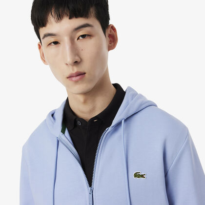 Classic Fit Zipped Fleece Sweatshirt