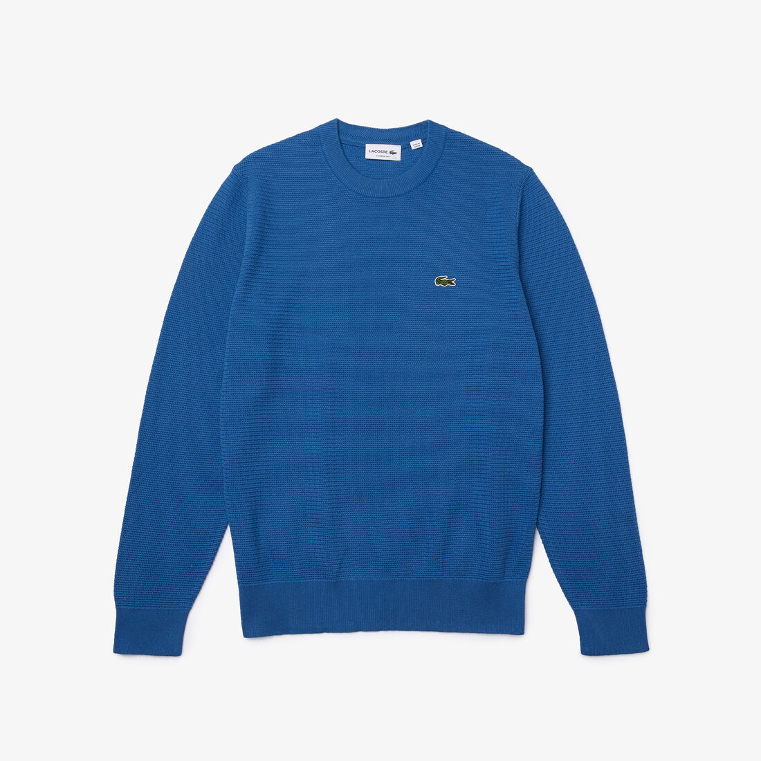 Men’s Crew Neck Textured Organic Cotton Sweater Men’s Crew Neck Textured Organic Cotton Sweater