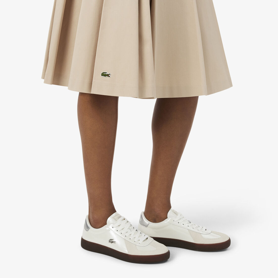 lacoste women s baseshot pro leather sneakers
