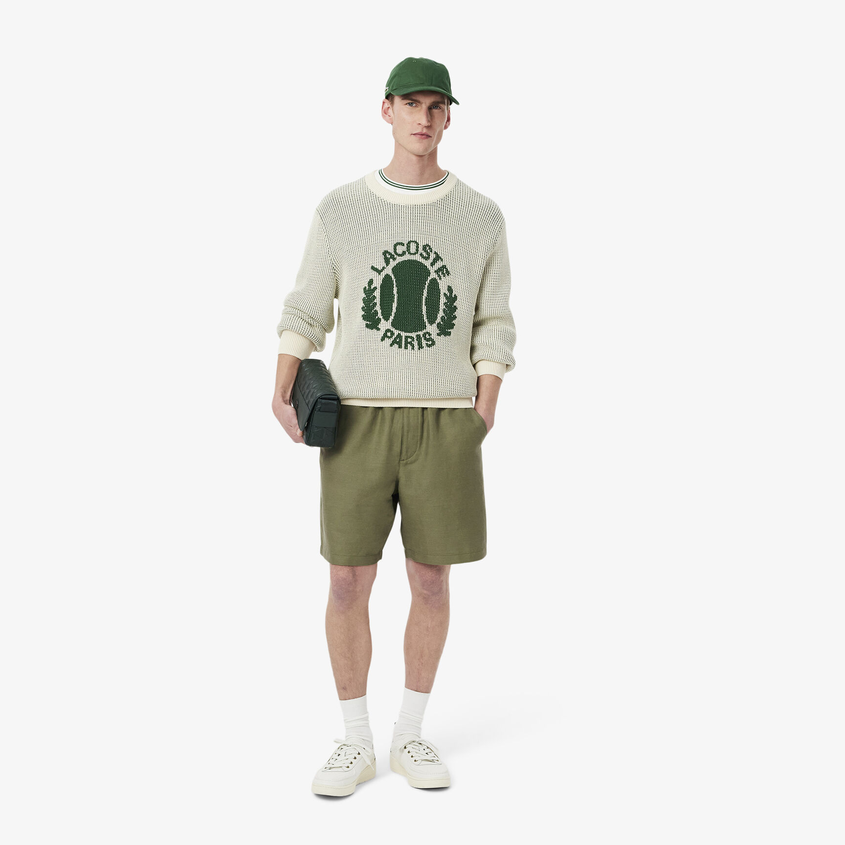 Regular Fit Wool Blend Shorts