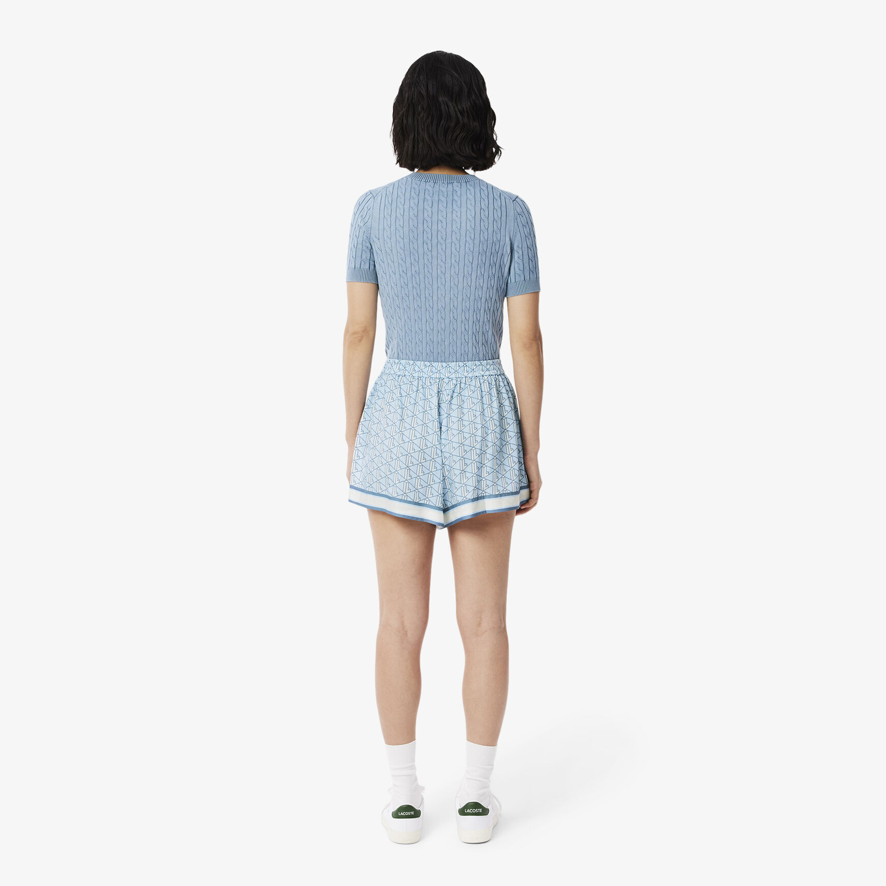 Fluid Monogram Print Shorts