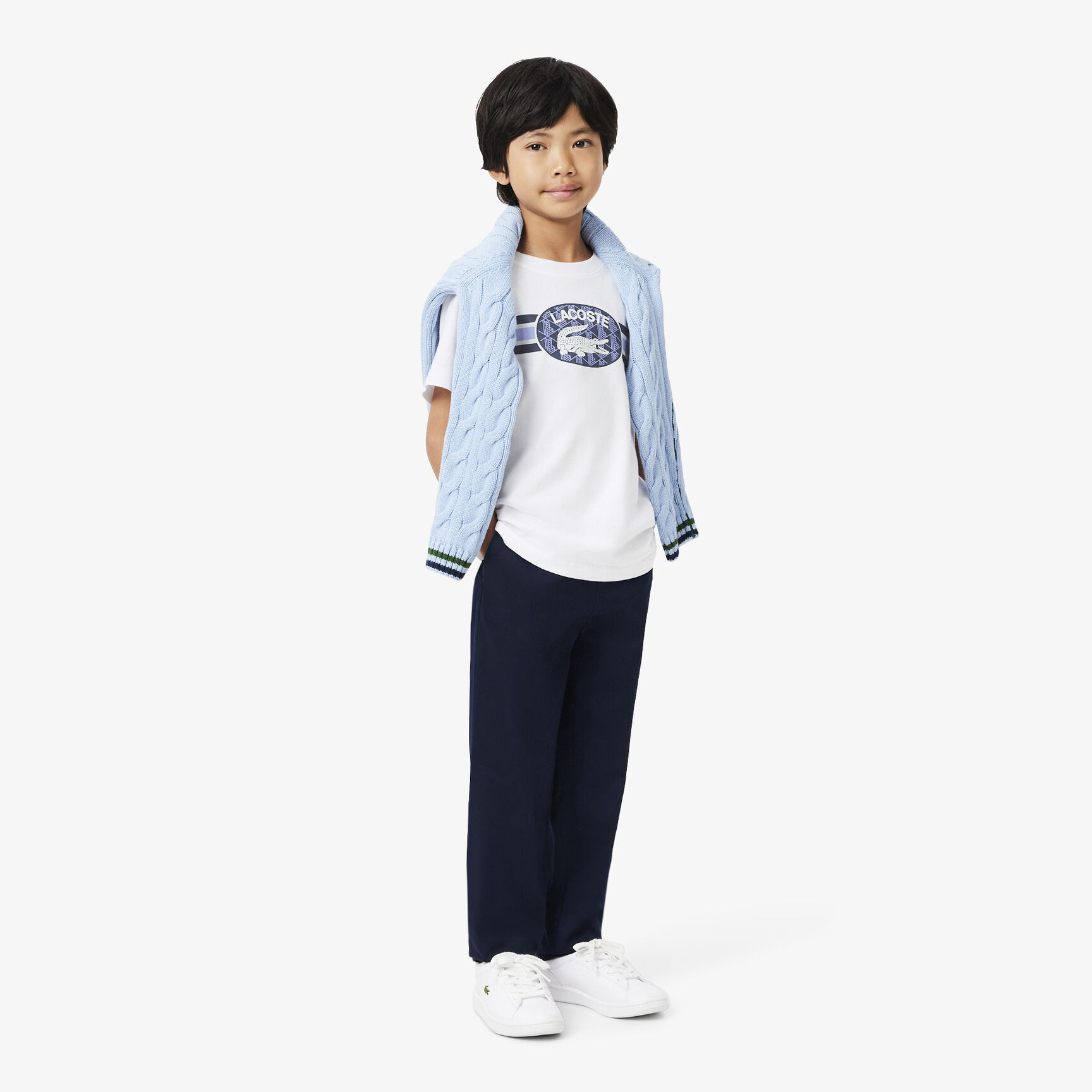 Monogram Print Cotton T-shirt