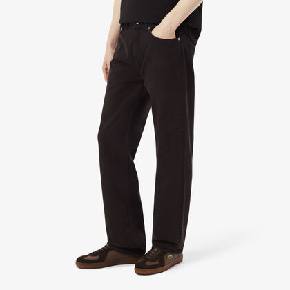 بنطلون جينز بقصة مستقيمة وخمسة جيوب