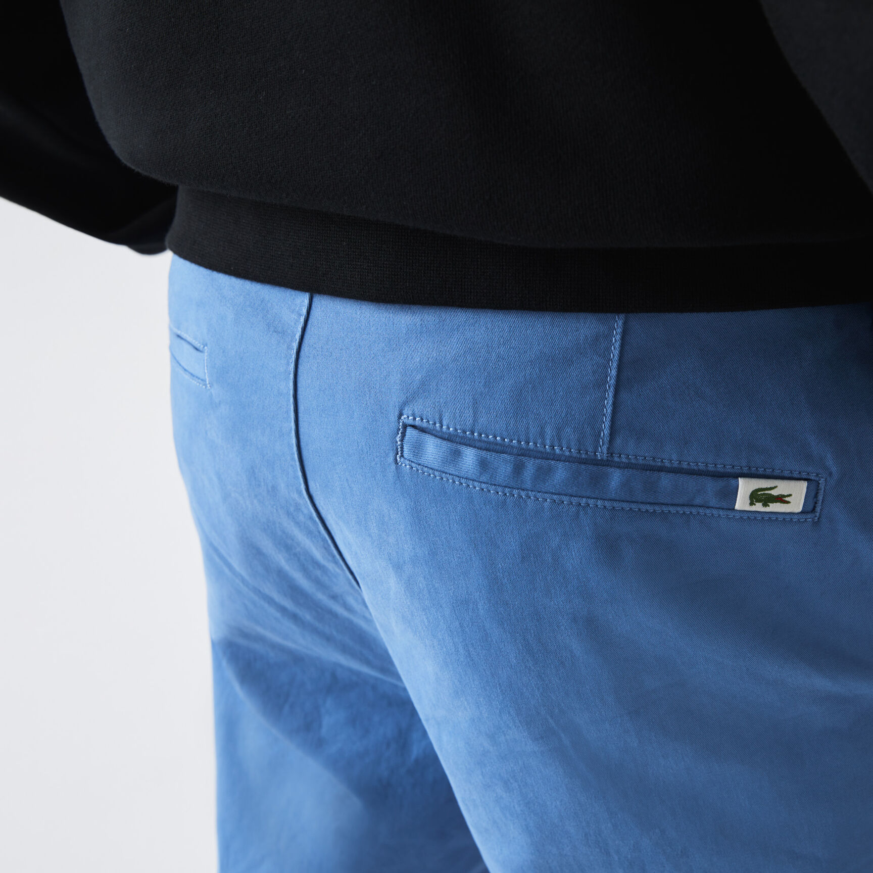 بنطال التشينو من الجبردين المرن بقصة ضيقة للرجال بنطال التشينو من الجبردين المرن بقصة ضيقة للرجال