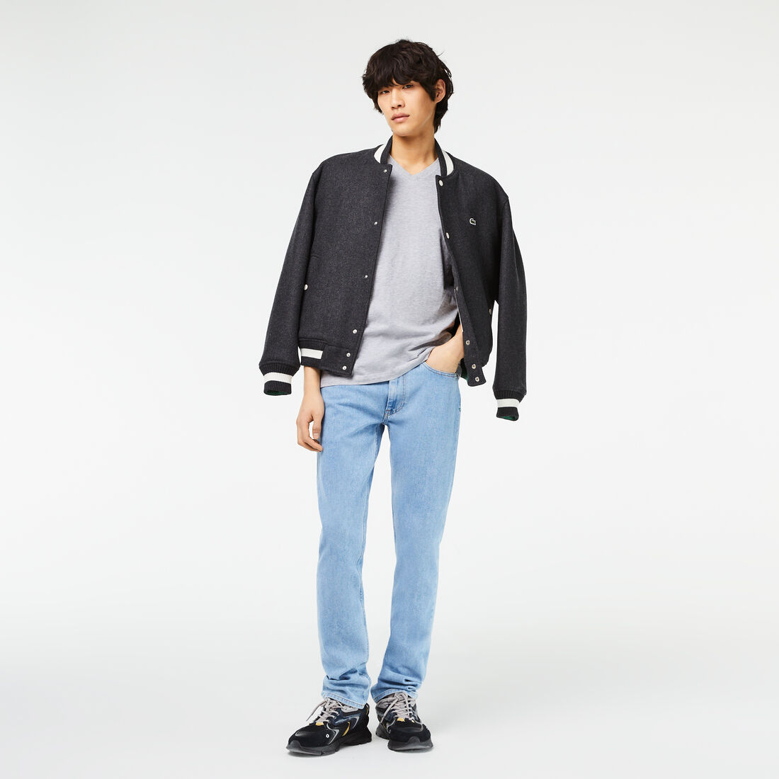 Men's V-neck Cotton T-shirt Men's V-neck Cotton T-shirt