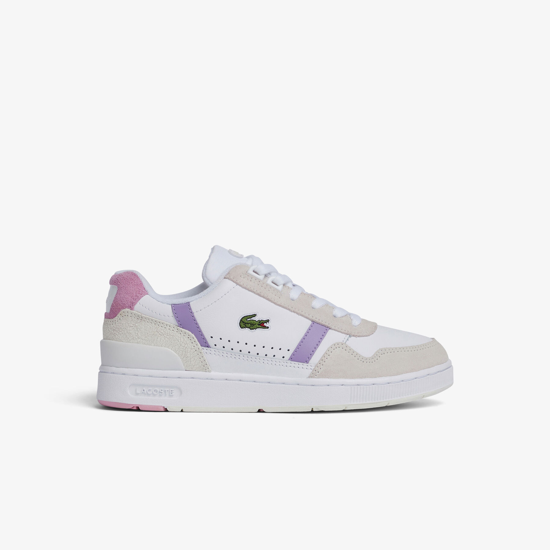 women s lacoste t clip leather sneakers