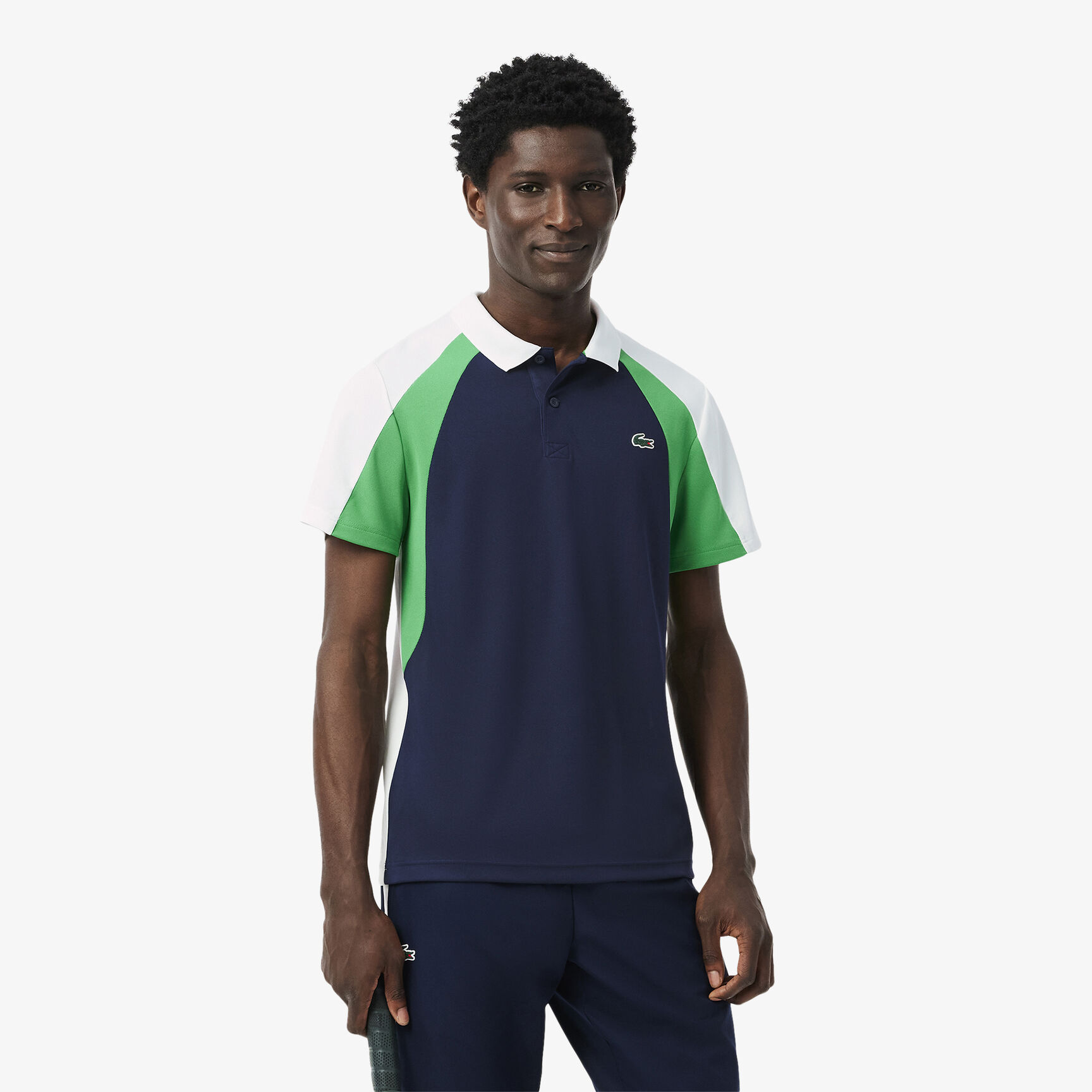 Colour-Block Printed Sport Polo Shirt Colour-Block Printed Sport Polo Shirt