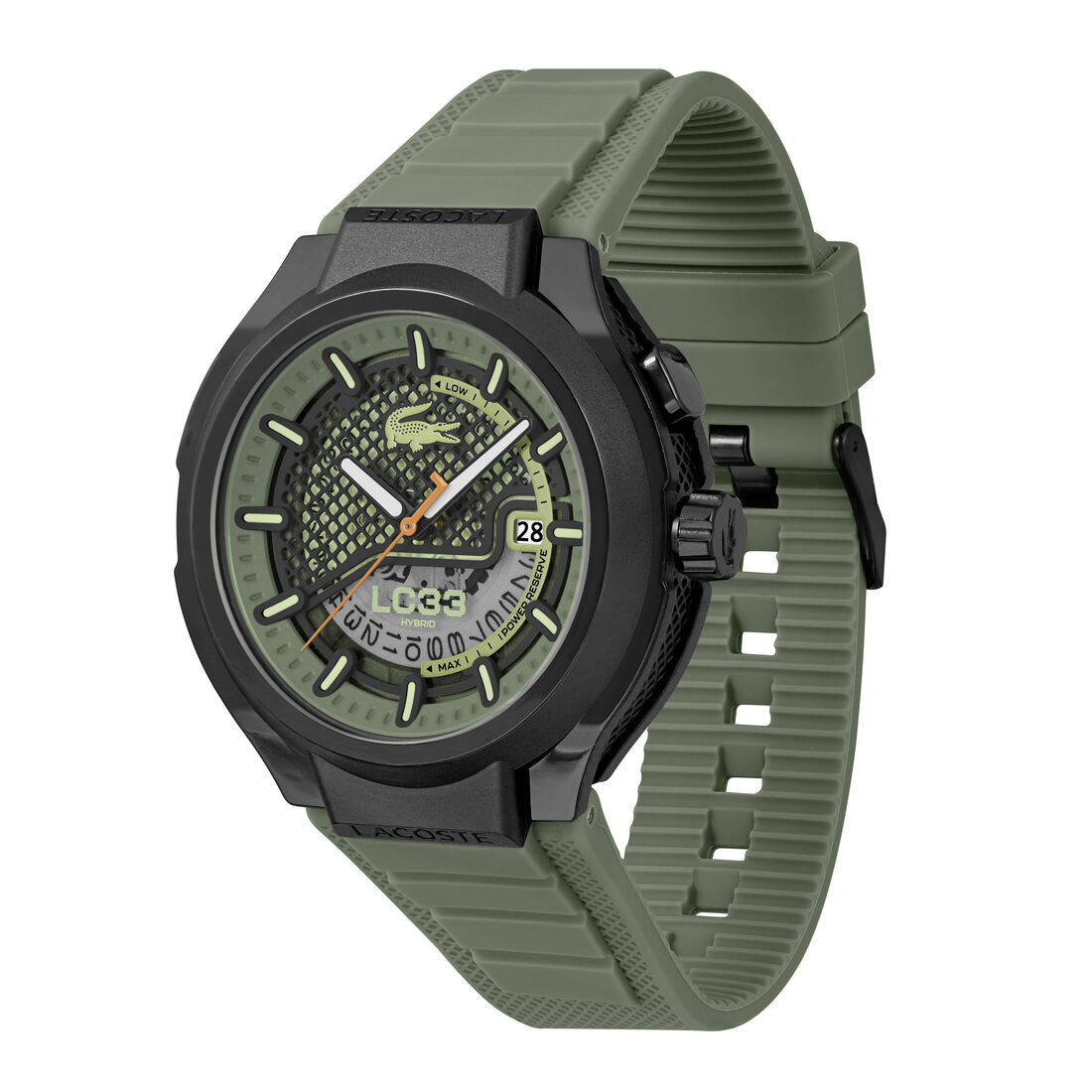 LC33 Green Silicone Watch lacoste lc33 green silicone watch