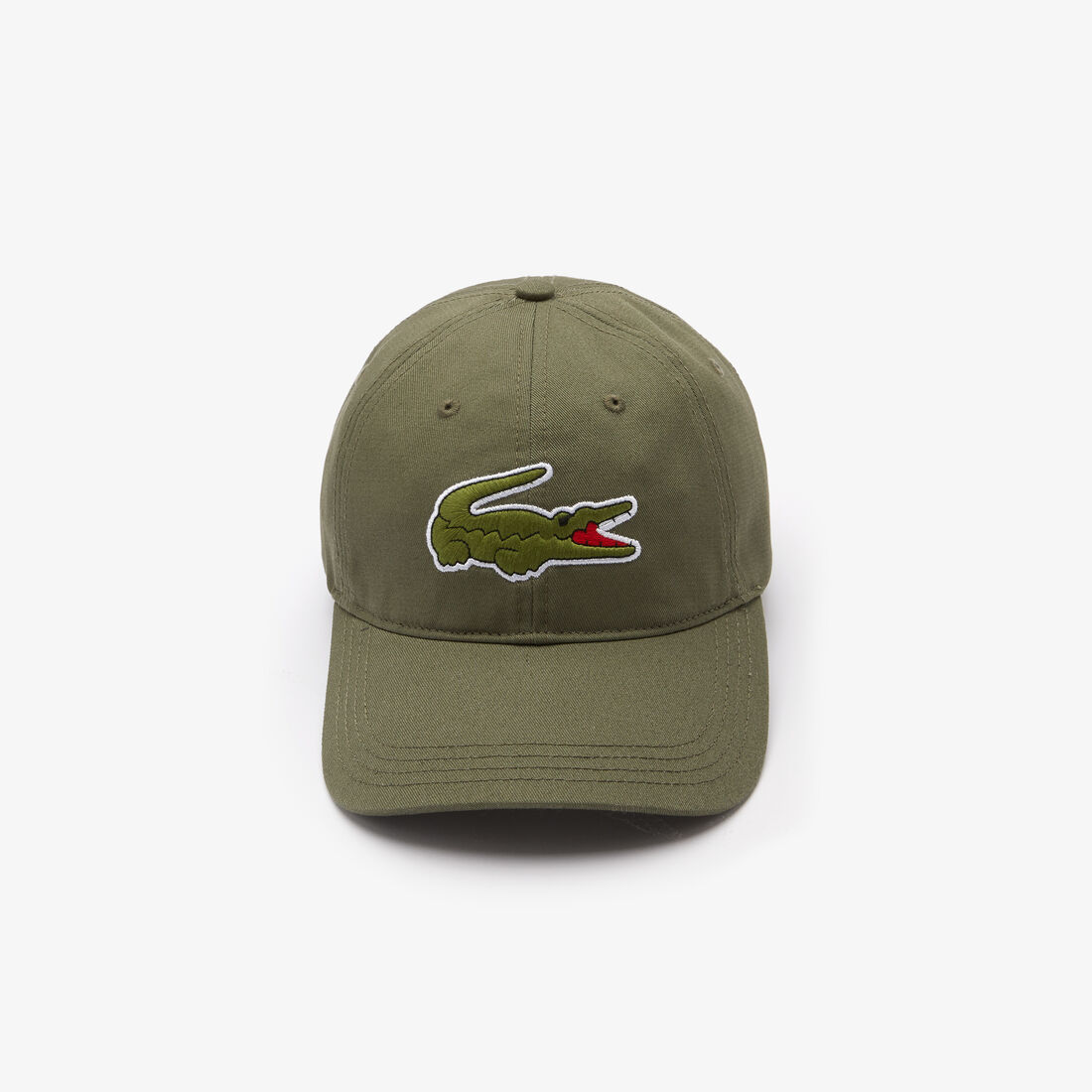 Men's Contrast Strap And Oversized Crocodile Cotton Cap Men's Contrast Strap And Oversized Crocodile Cotton Cap